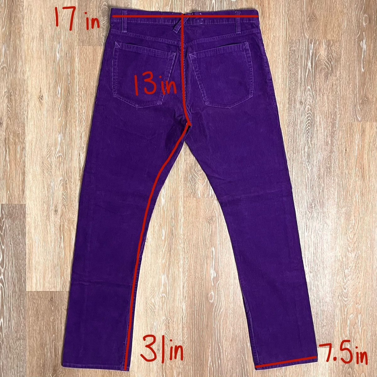 Rugby Ralph Lauren RARE purple curduroy ralph lauren rugby Size US 32 / EU 48 - 2 Thumbnail