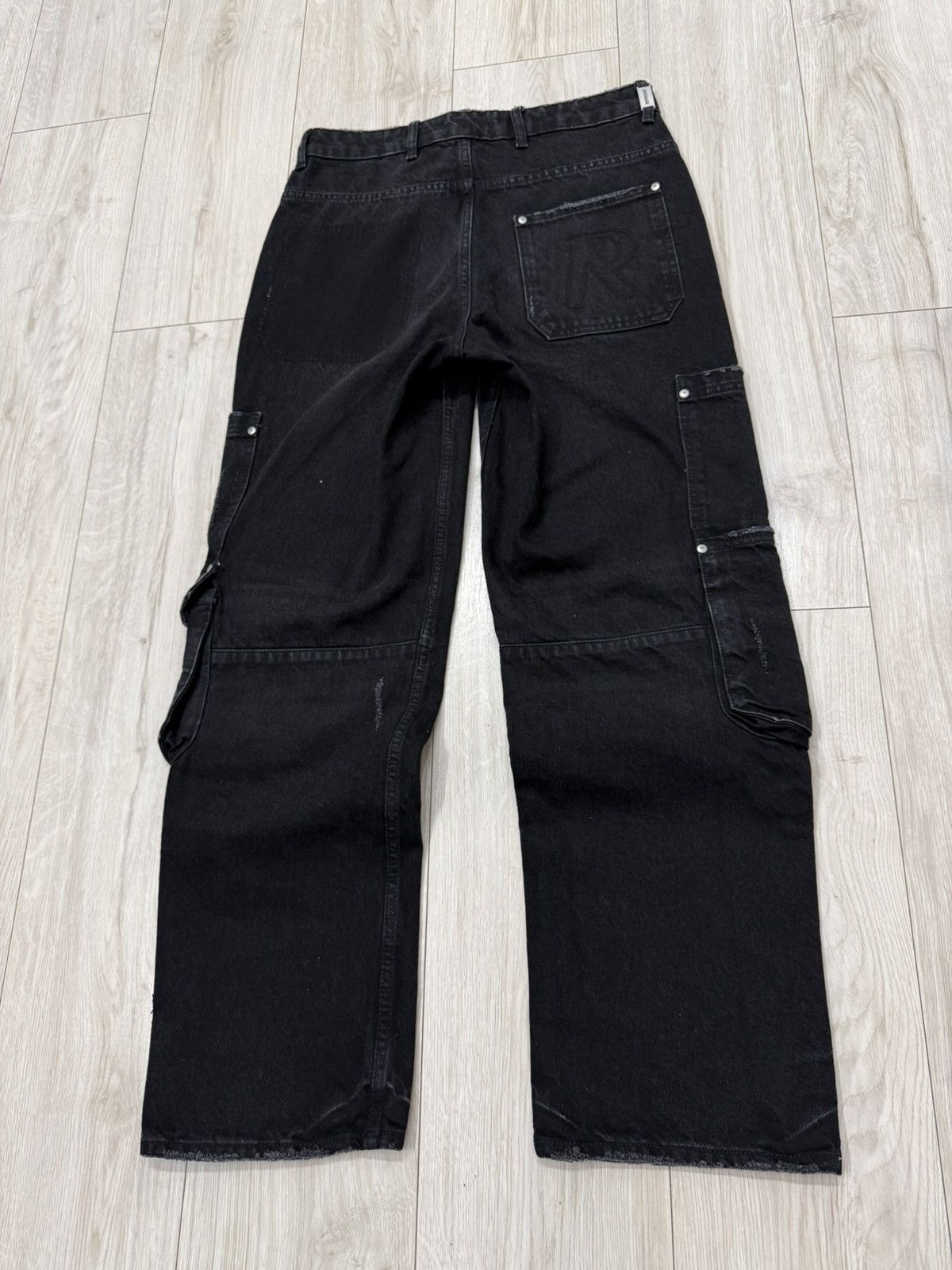 Represent Clo. 🔥Sick Represent Black R3 Workshop Denim Cargo Pants Sicko Y3 Size US 30 / EU 46 - 9 Thumbnail