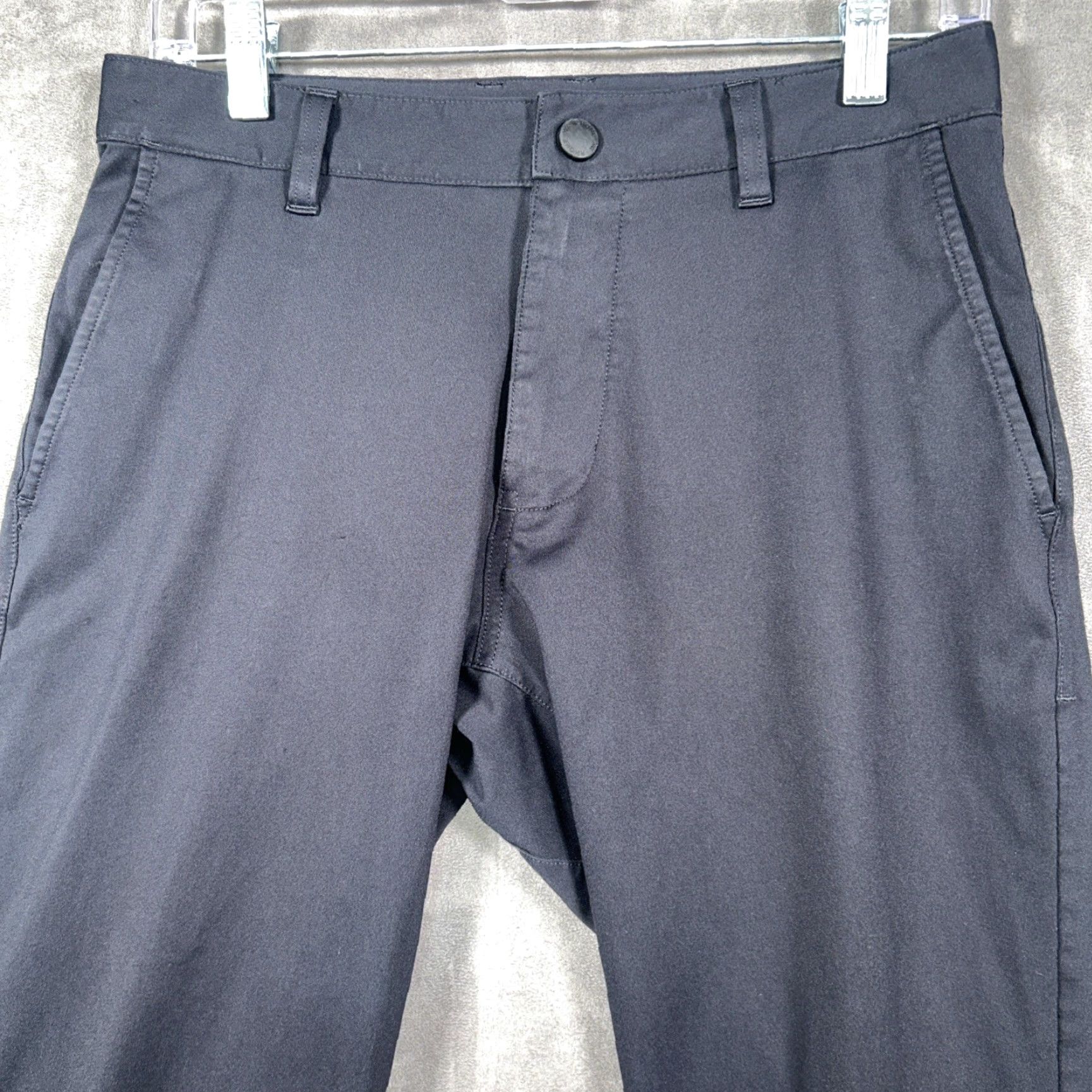 Rhone Rhone Jogger Pants Mens 28 Black Zip Ankle Stretch Tapered Fit Regular Inseam 29 City Vintage: No Size US 28 / EU 44 - 3 Thumbnail