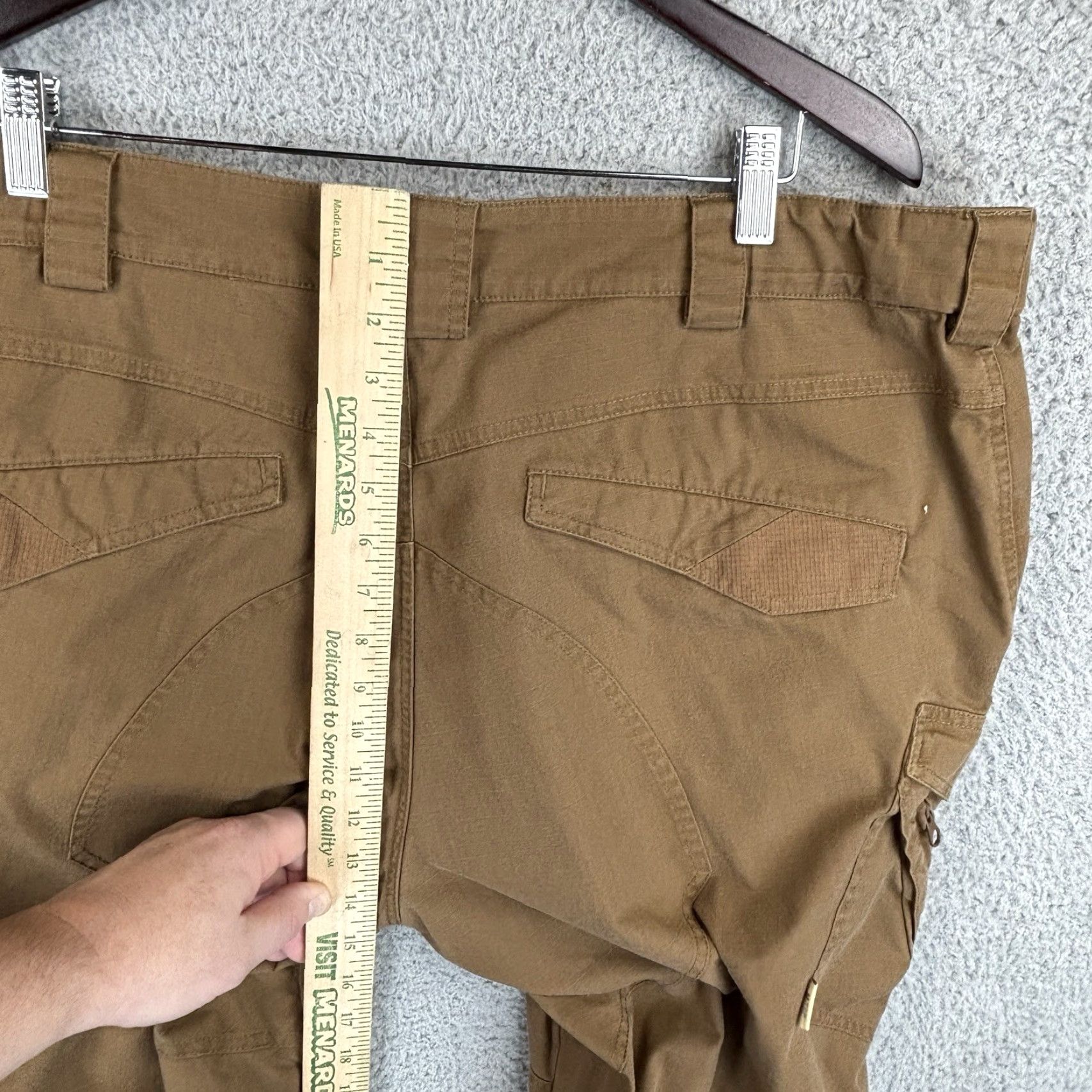 Vintage M-TAC Aggressor Gen II Flex Pants Men 42x32 Cargo Coyote Brown Pants Mens Regular Straight Brown Cargo Pocket Army Flex 42 x 32 Size US 42 / EU 58 - 4 Thumbnail