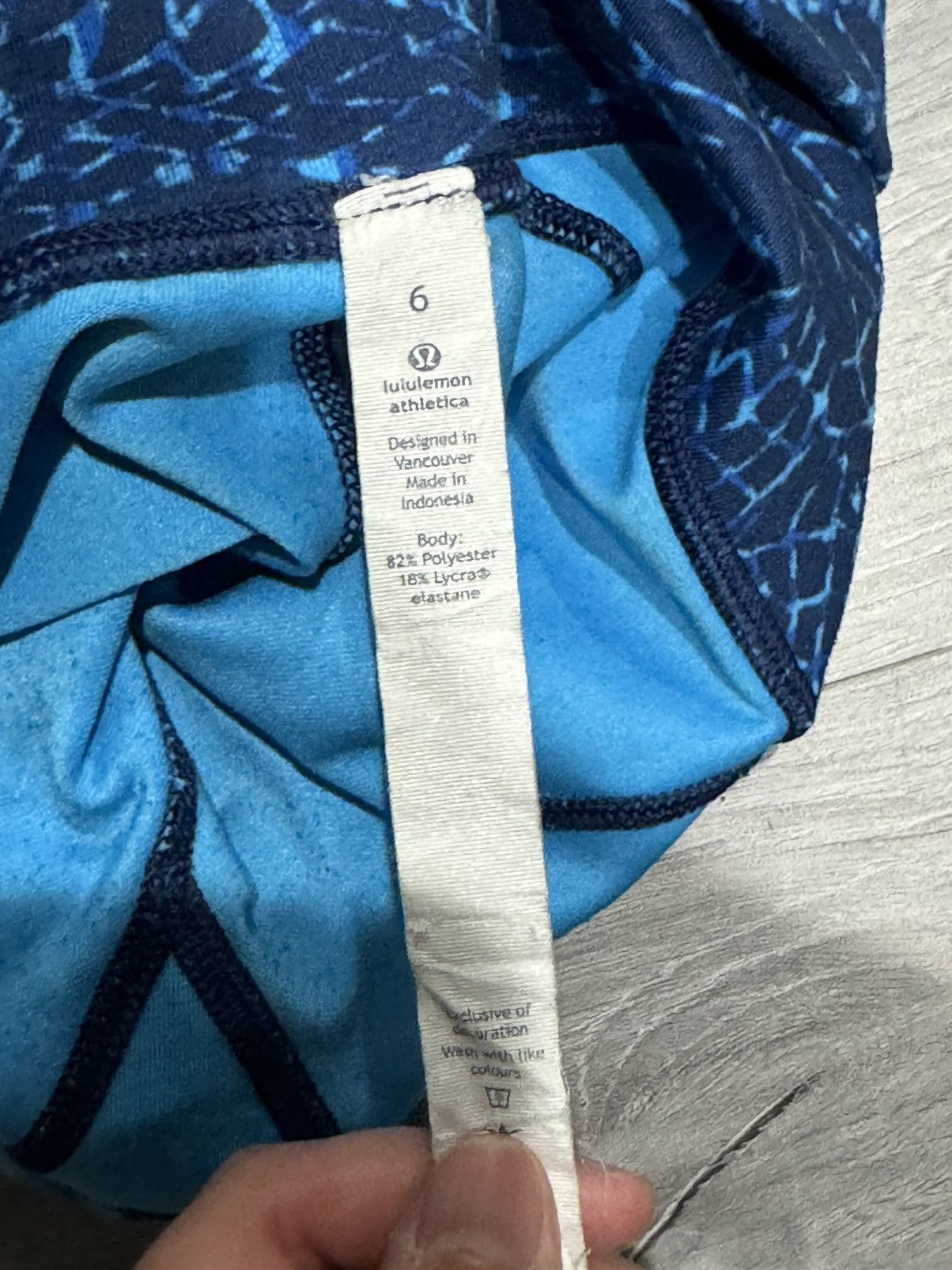 Lululemon Lululemon Pure Practice Legging Blue Size 28" / US 6 / IT 42 - 5 Thumbnail