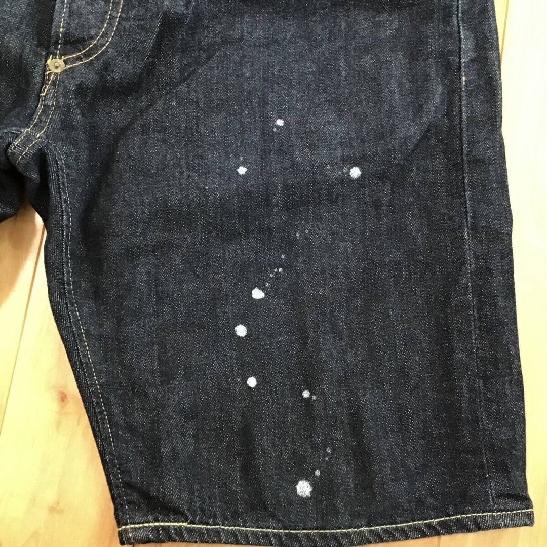 Bape BAPE APE HEAD logo painter denim shorts APE NIGO ★size M Size US 32 / EU 48 - 4 Thumbnail