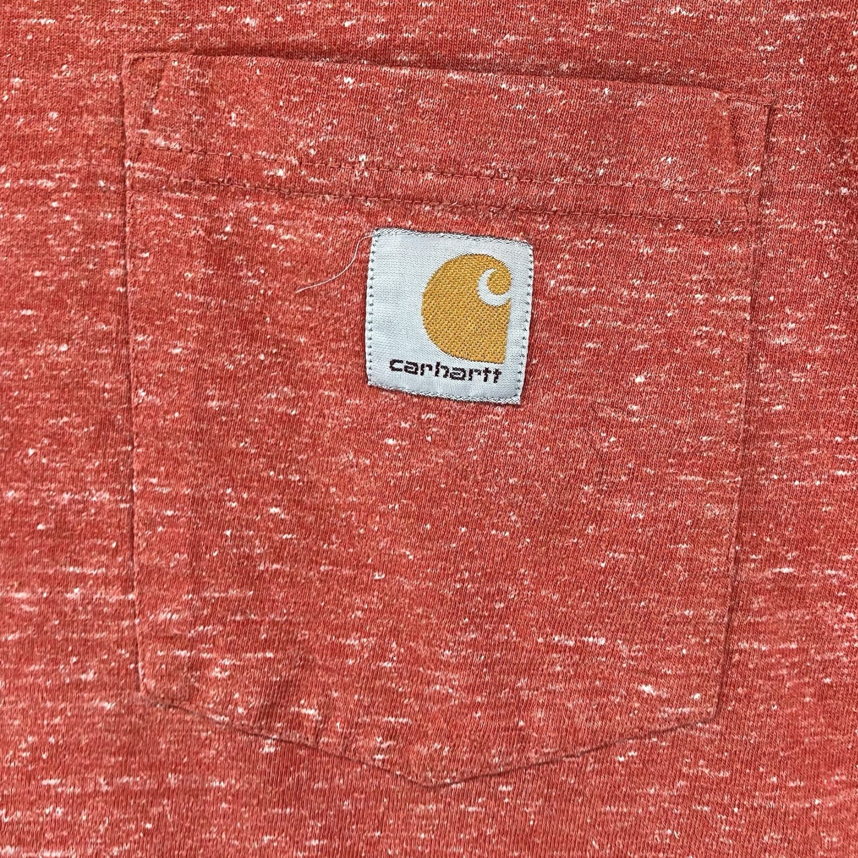 Carhartt Carhartt Shirt Mens XL Heather Red Original Fit Crewneck Short Sleeve Pocket Grunge American Mens Size US XL / EU 56 / 4 - 4 Thumbnail