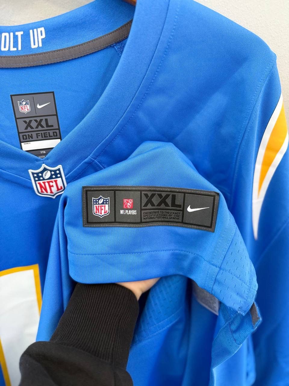 NFL Nike LA Chargers Justin Herbert Game Jersey Size US XXL / EU 58 / 5 - 4 Thumbnail