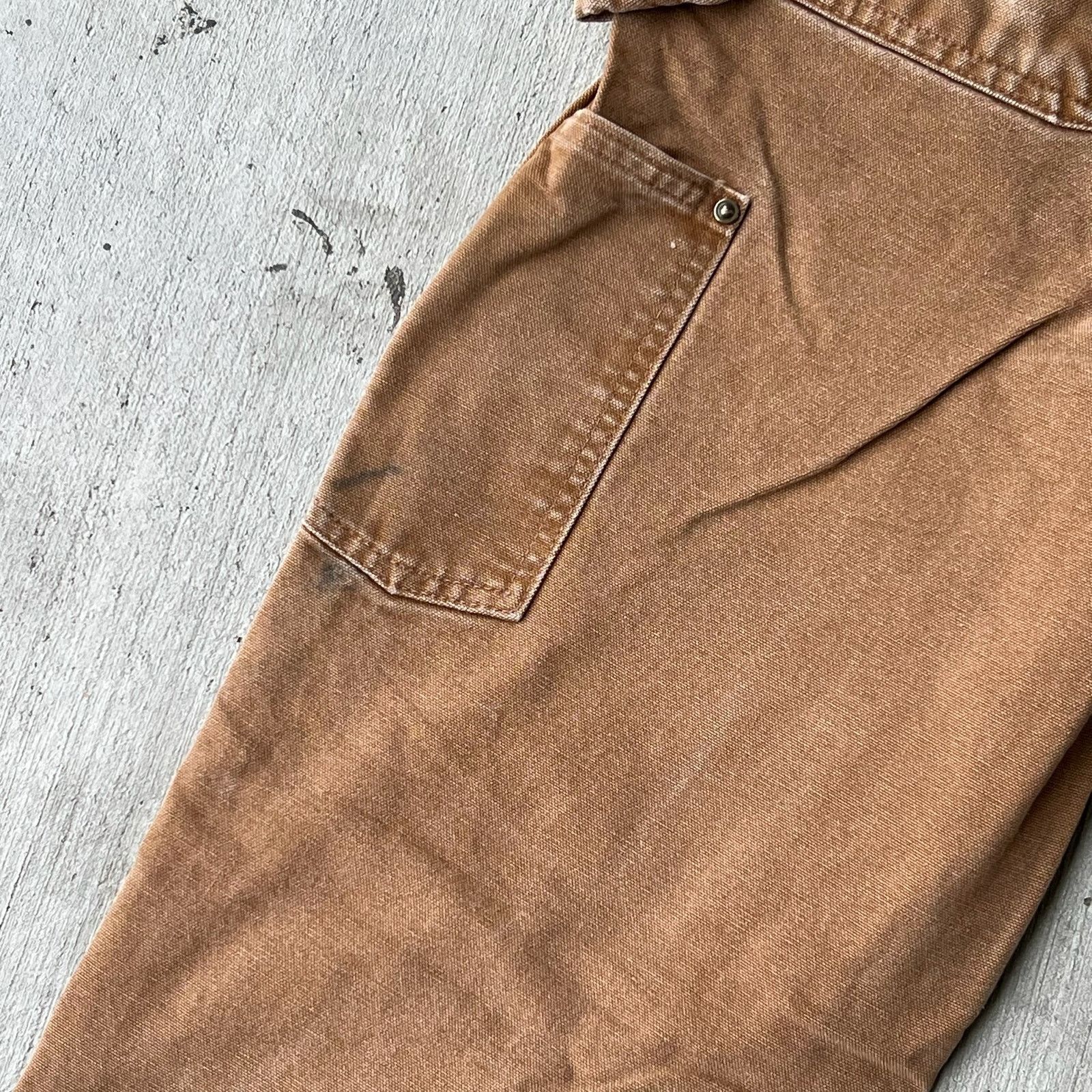 Carhartt × Vintage Carhartt brown double knee work wear carpenter pants Size US 29 - 7 Thumbnail
