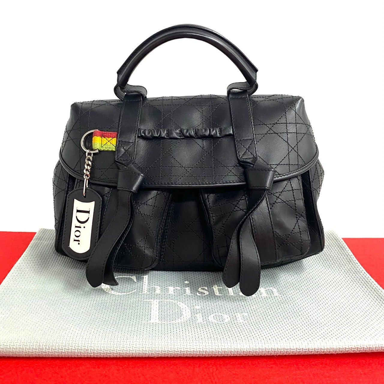 Dior Dior Handbag Black Leather Size ONE SIZE - 1 Thumbnail