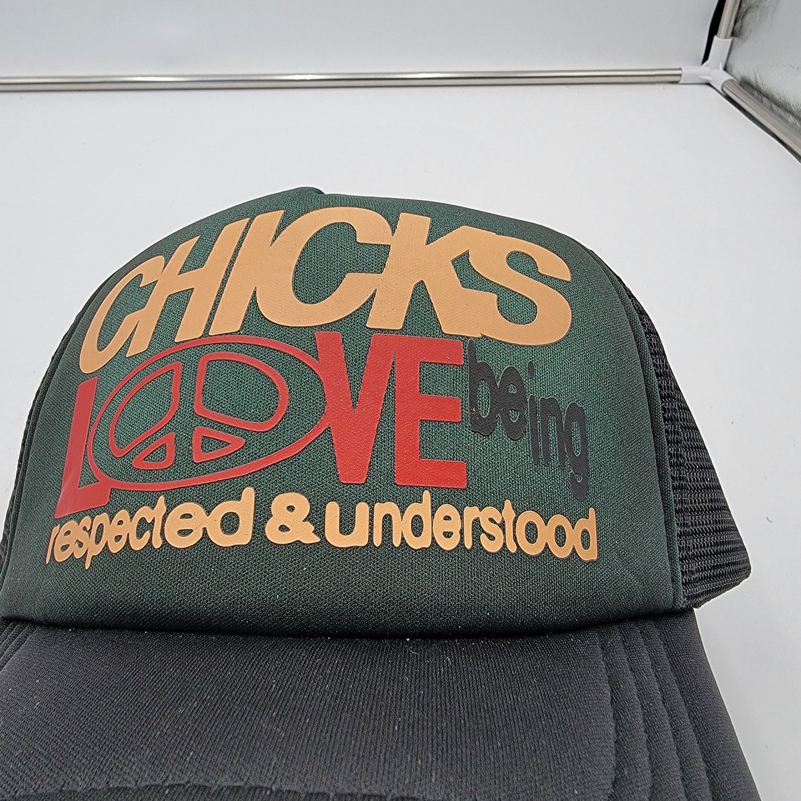Market Market Margins Trucker Hat - Chicks Love Being Expected Size ONE SIZE - 2 Thumbnail