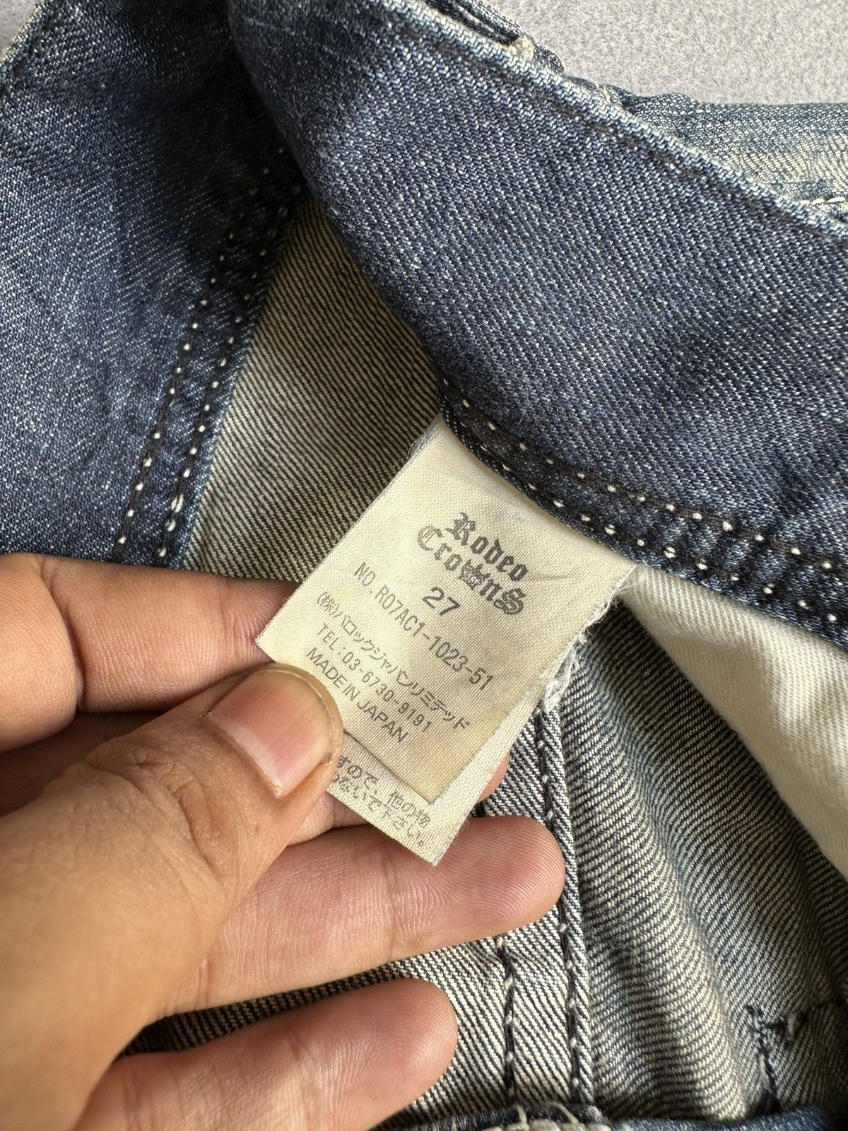 Japanese Brand FLARE Rodeo Crown Japan Low Rise Denim Size US 30 / EU 46 - 18 Thumbnail