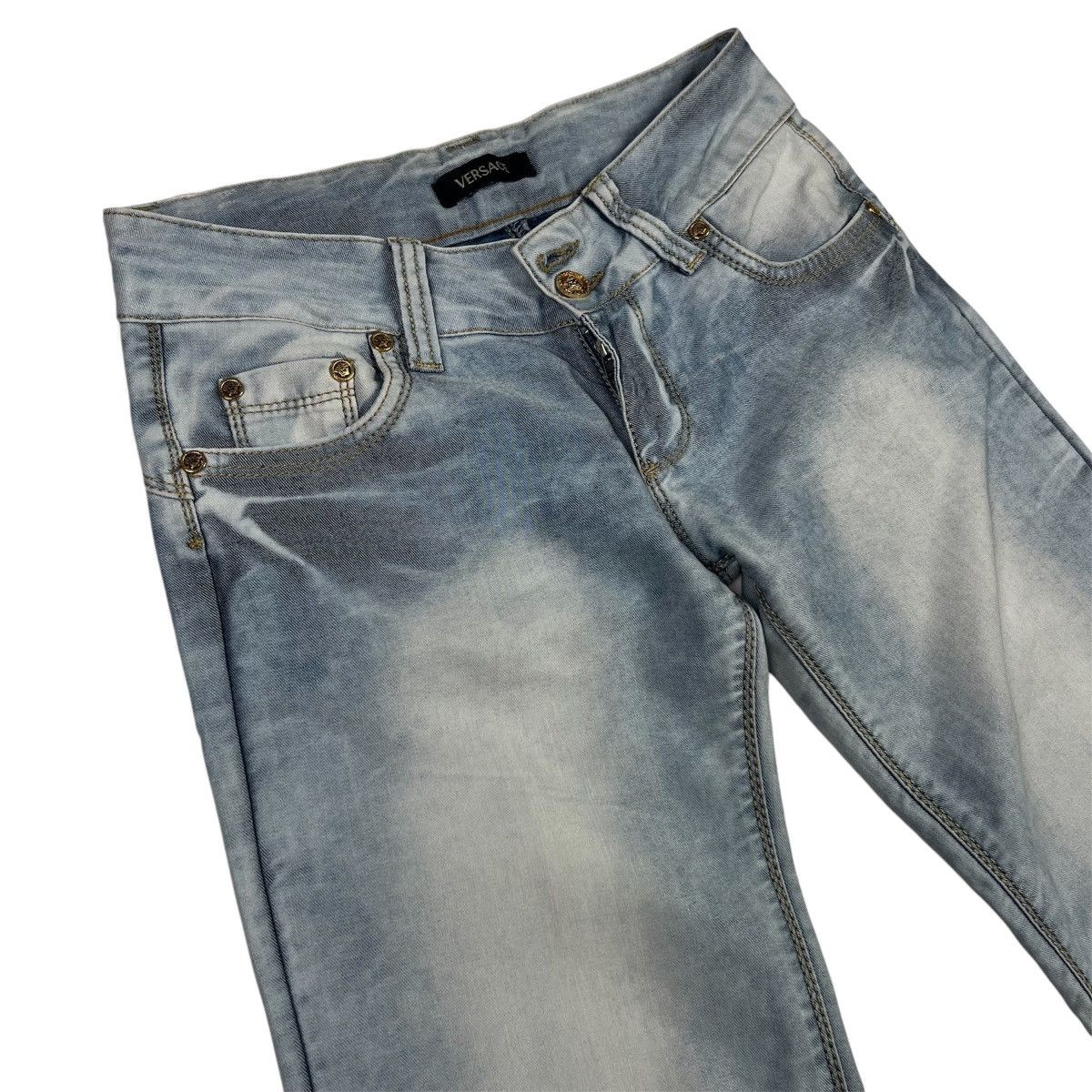 Versace × Vintage Versace Vintage Luxury Jeans Denim Blue Size 27" / US 4 / IT 40 - 3 Thumbnail