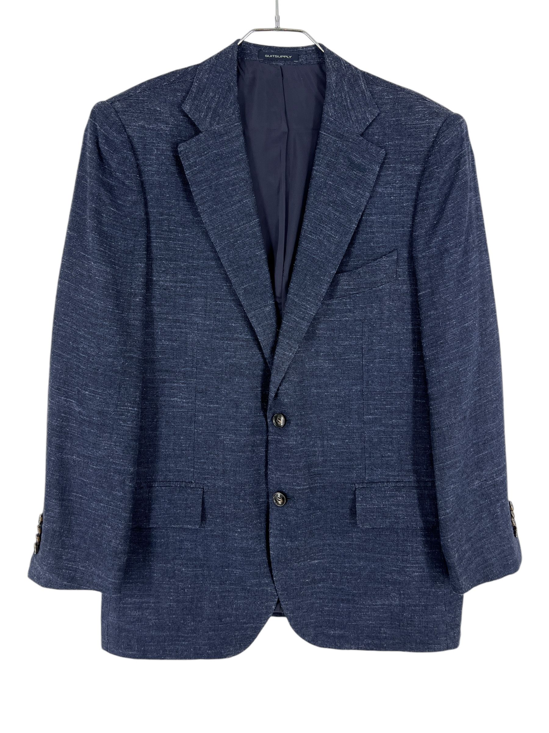 Suitsupply Lazio Silk Linen Wool Blazer Waistcoat Suit EU:54; UK/US:44S Size 44S - 2 Thumbnail