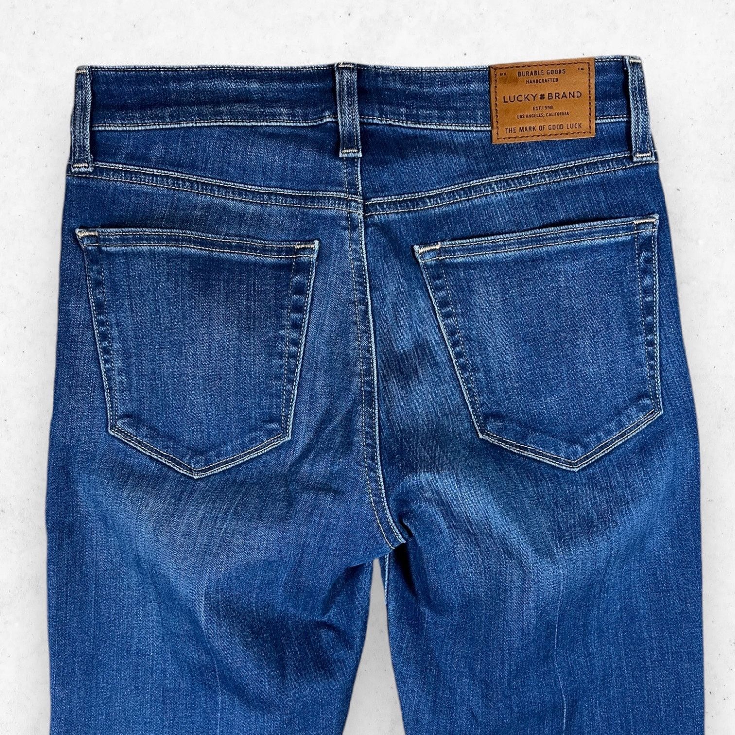 Lucky Brand Lucky Brand Hayden Skinny Women's 2/26 Ankle Blue Stretch Size 26" / US 2 / IT 38 - 4 Thumbnail