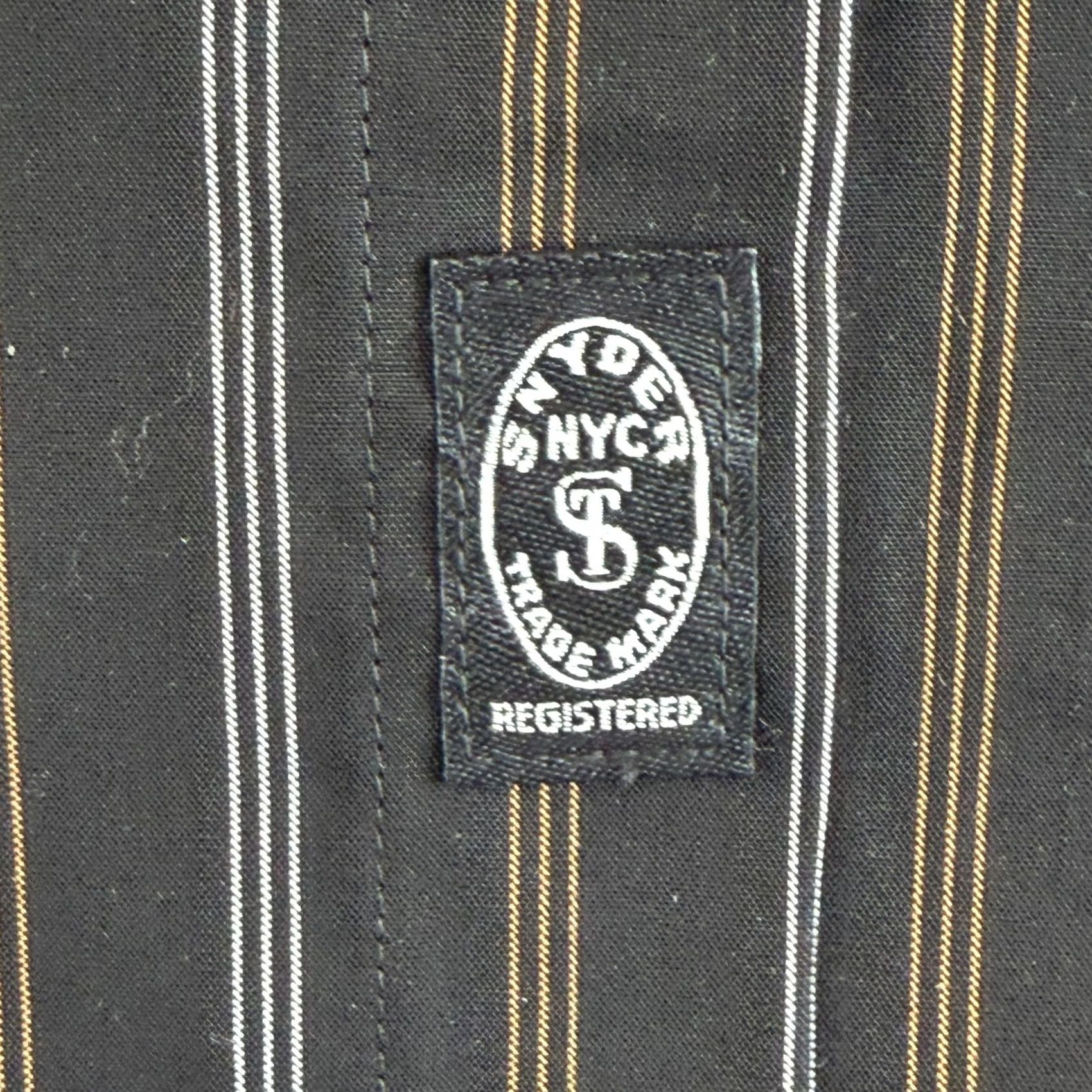Todd Snyder Todd Snyder Rayon Big Shirt in Black Striped Men Large Designer Relaxed NWT 80 Size US L / EU 52-54 / 3 - 4 Thumbnail