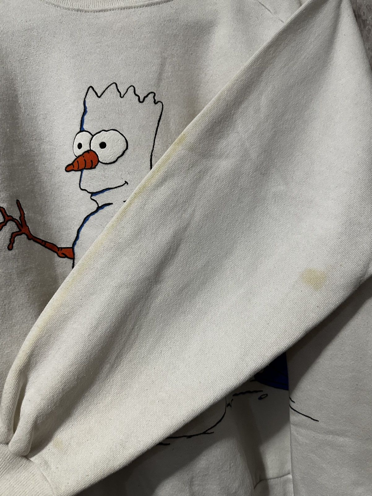 Delta The Simpsons Bart Snowman Sweatshirt Size US XL / EU 56 / 4 - 7 Thumbnail