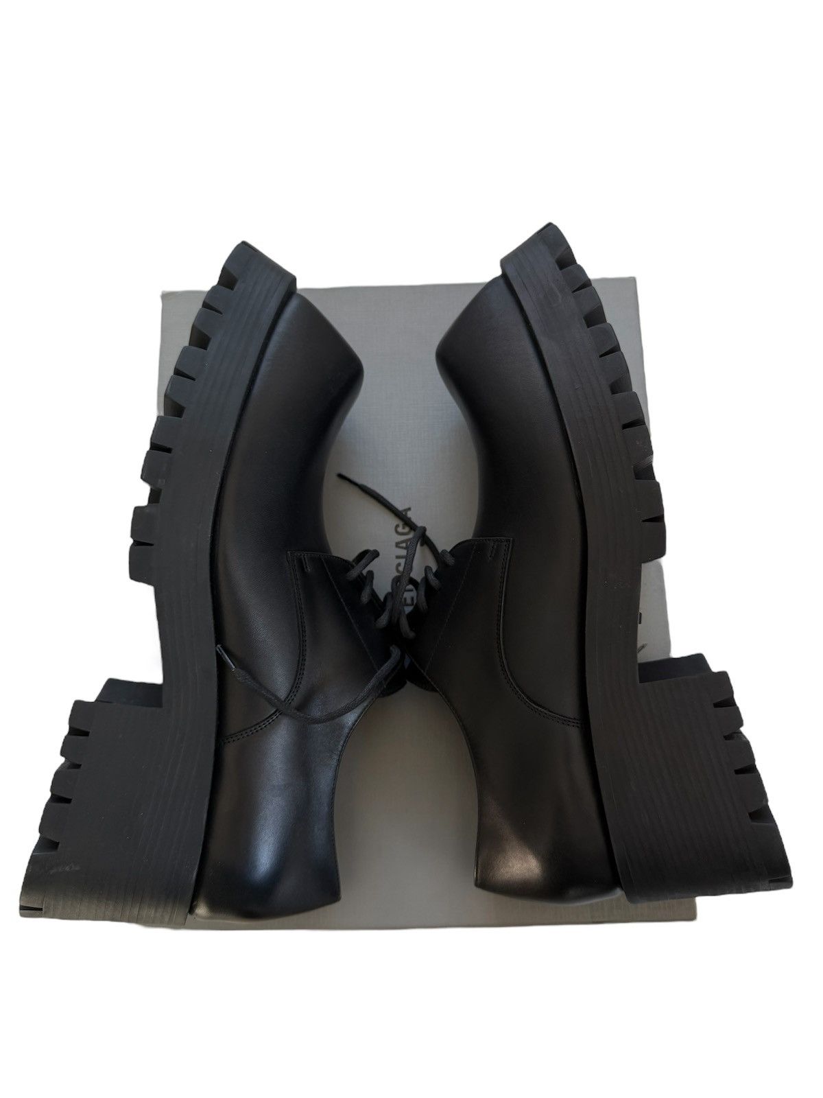 Balenciaga Balenciaga Derby Trooper Calfskin Size US 12 / EU 45 - 3 Thumbnail