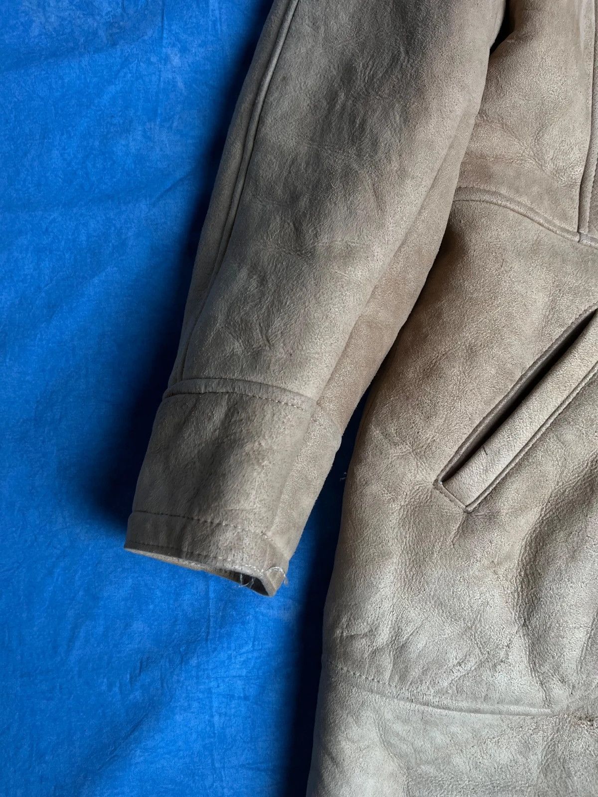 Vintage Vintage 80s Real Leather Sheep Skin Coat Size US M / EU 48-50 / 2 - 6 Thumbnail