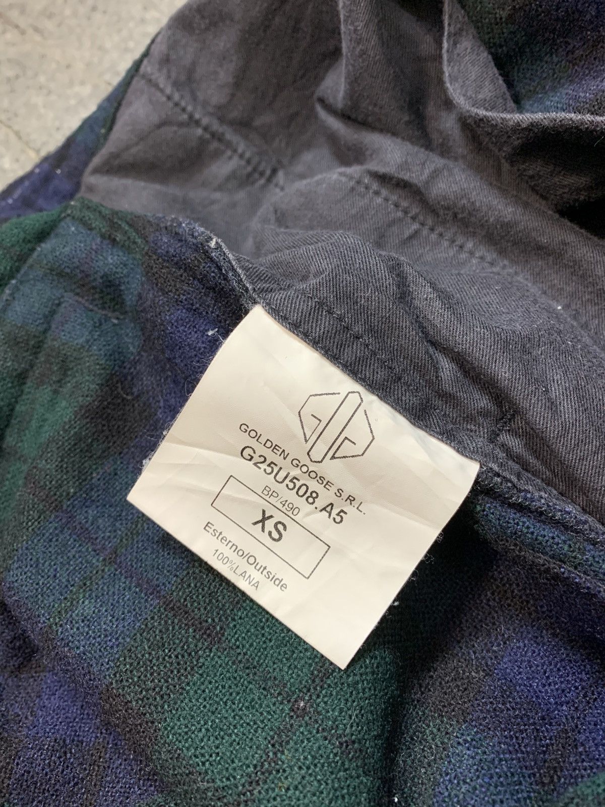 Canada Goose 90s Golden Goose Deluxe Venezia Italia Plaid Checked Pant Size US 34 / EU 50 - 9 Thumbnail