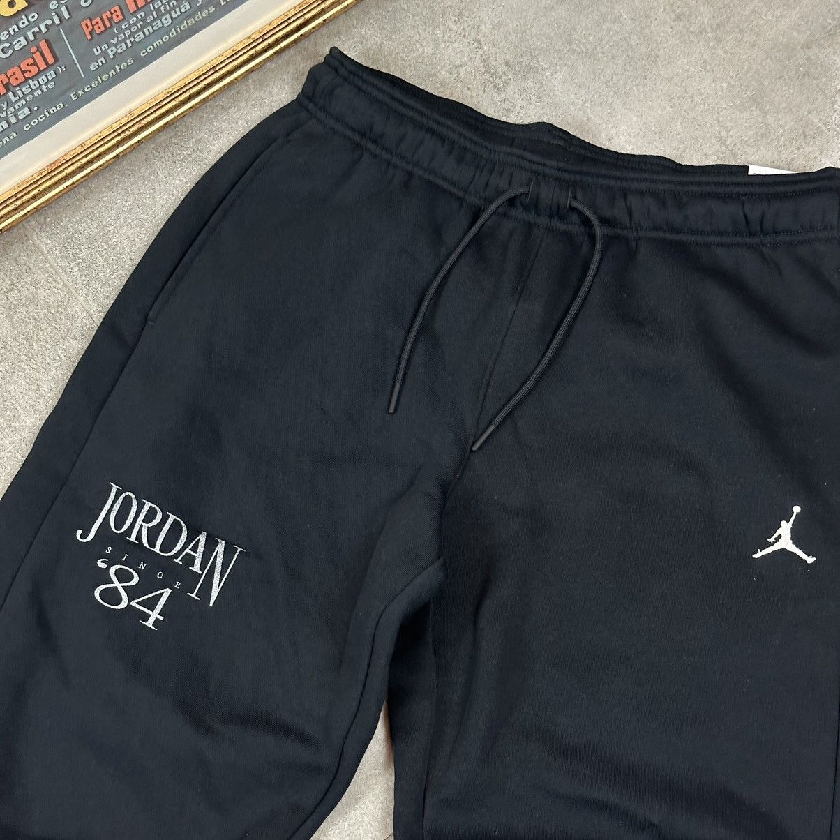 Jordan Brand × Nike Nike Air Jordan 23 jogger pants S black streetwear Size US 30 / EU 46 - 2 Thumbnail