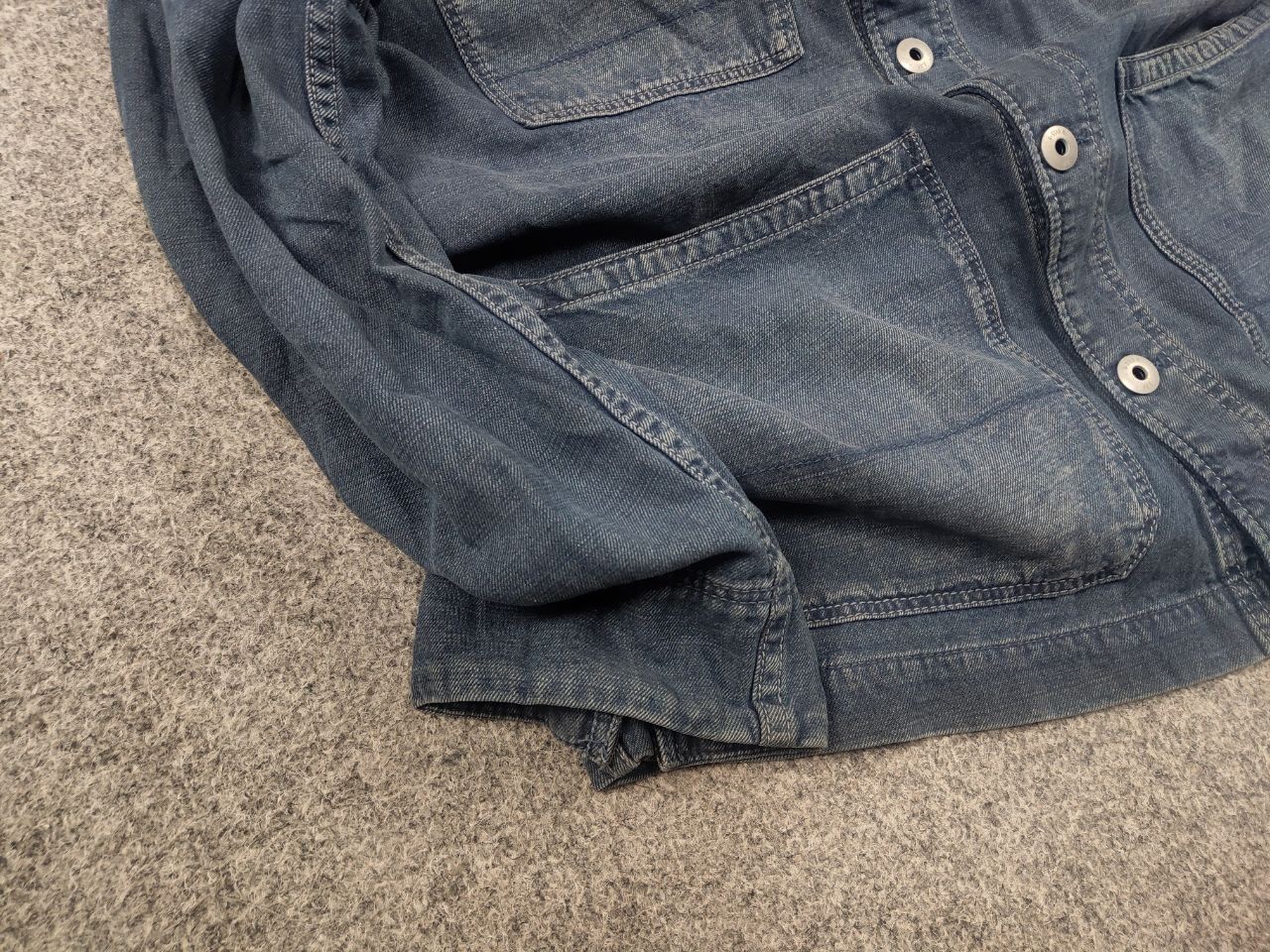 G-Star G Star Raw Shore denim Vintage Pocket Logo Jacket Japanese Size US L / EU 52-54 / 3 - 7 Thumbnail