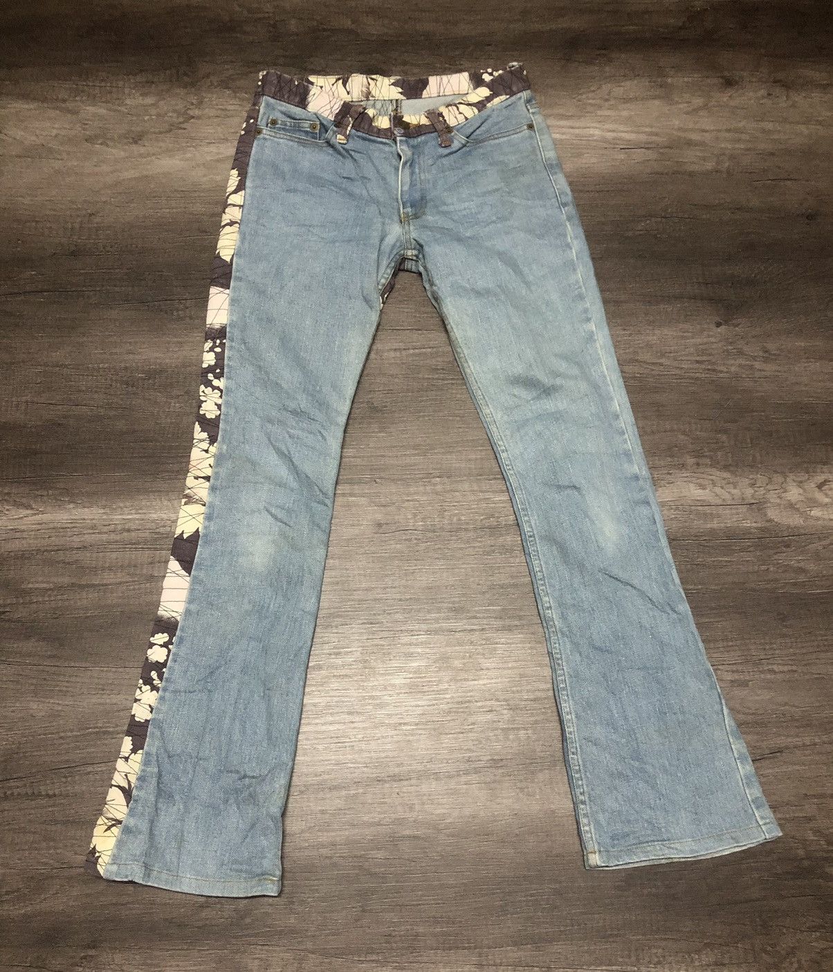 Le Grande Bleu (L.G.B.) RARE JAPANESE BRAND GLAMDY JEANS Size US 28 / EU 44 - 8 Thumbnail