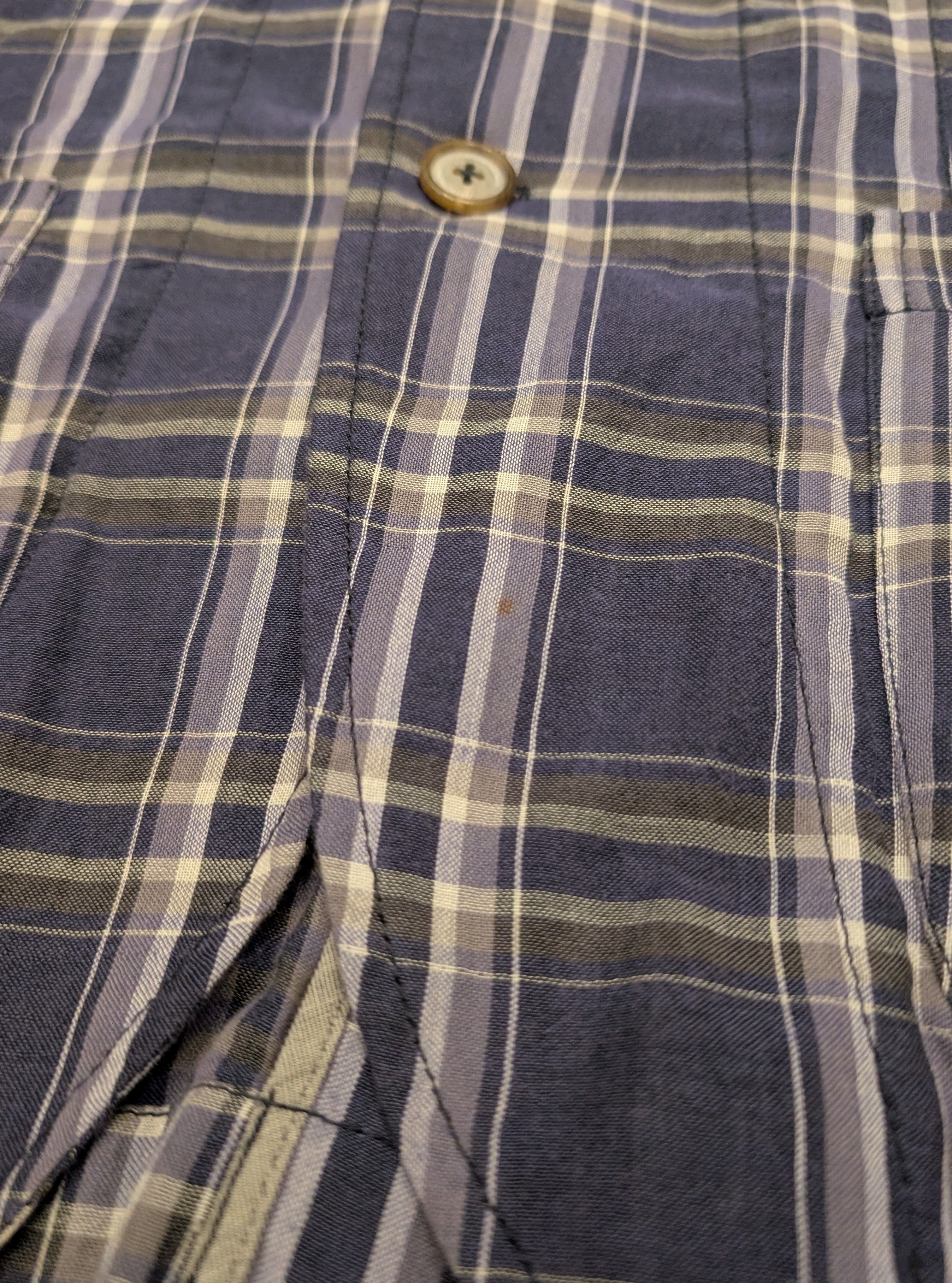 GIAN CARLO ROSSI Giancarlo Rossi Plaid Cotton Blazer Made in Italy Size 38R - 8 Thumbnail