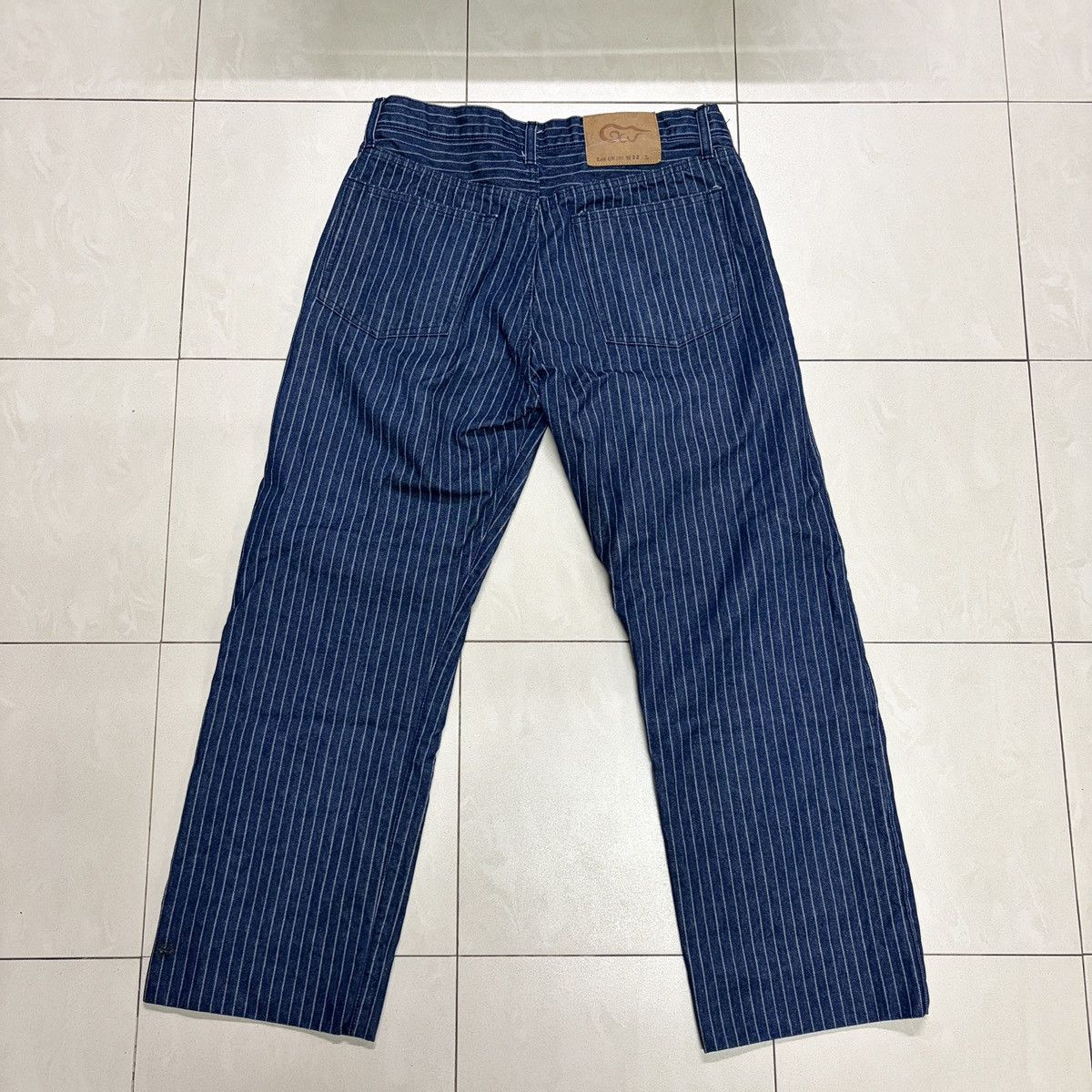 Global Work Global Work Wabash/Hickory Stripes Jeans Size US 31 - 10 Thumbnail