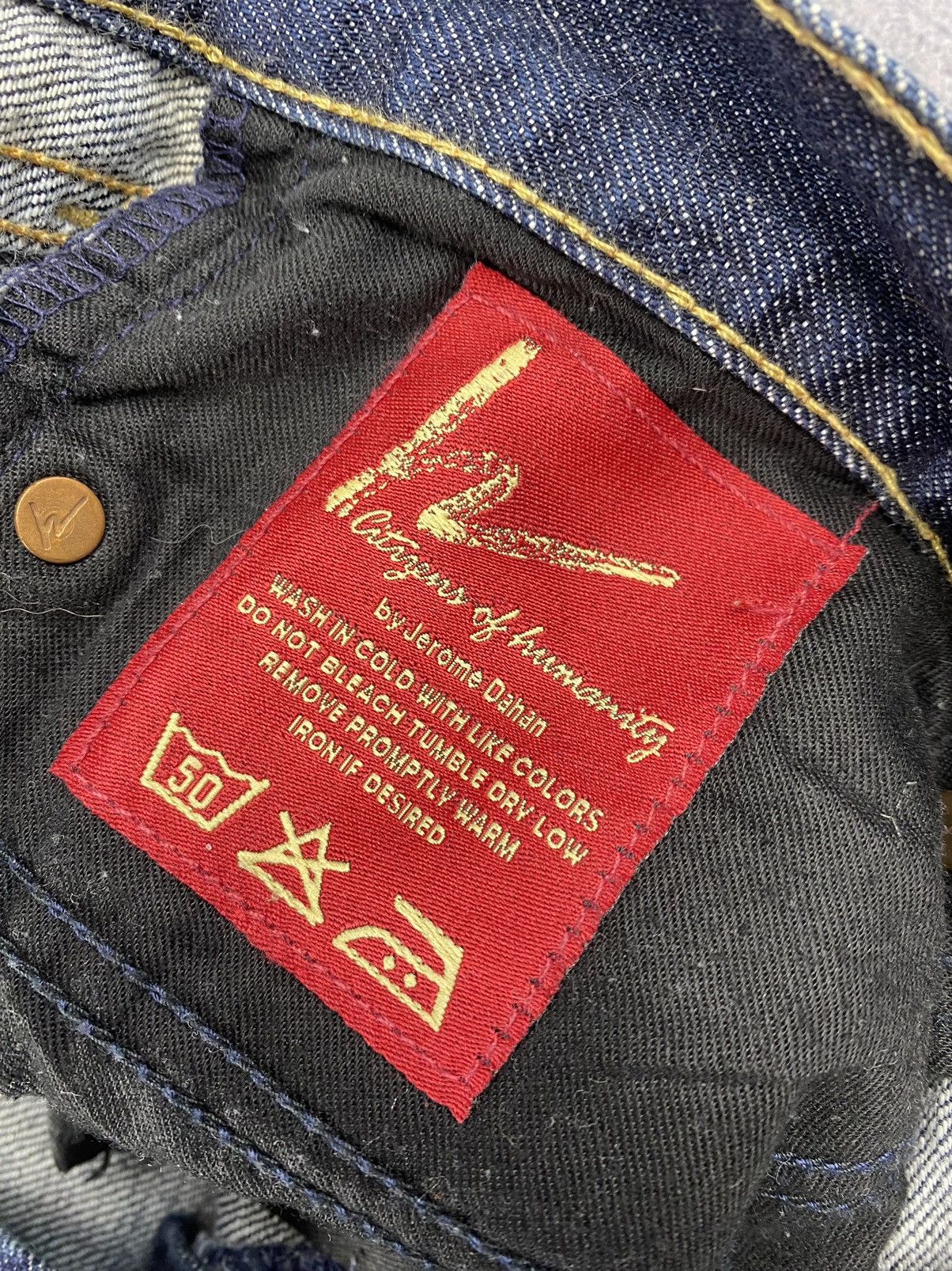 7 For All Mankind Jerome Dahan Relaxed Bootcut Pants New Age Cowboys USA Made Size US 32 / EU 48 - 16 Thumbnail