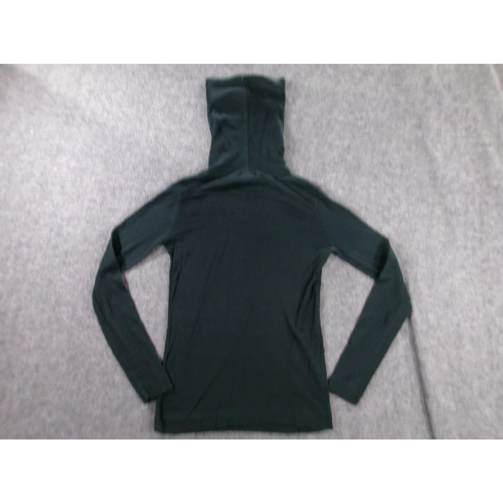 Vintage VINTAGE SW1 Sweeter Womens Medium Black Long Sleeve Cowl Neck 100% Cotton Hong Kong Size M / US 6-8 / IT 42-44 - 7 Thumbnail