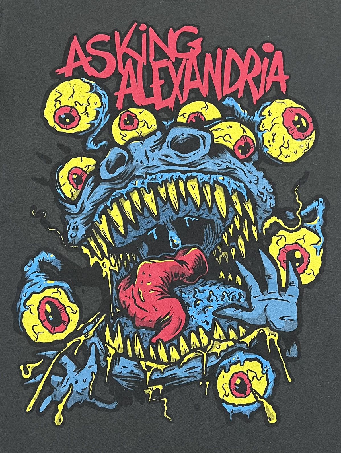 Band Tees Asking Alexandria Graphic Tee "Eyeball Monster" Size US L / EU 52-54 / 3 - 9 Thumbnail