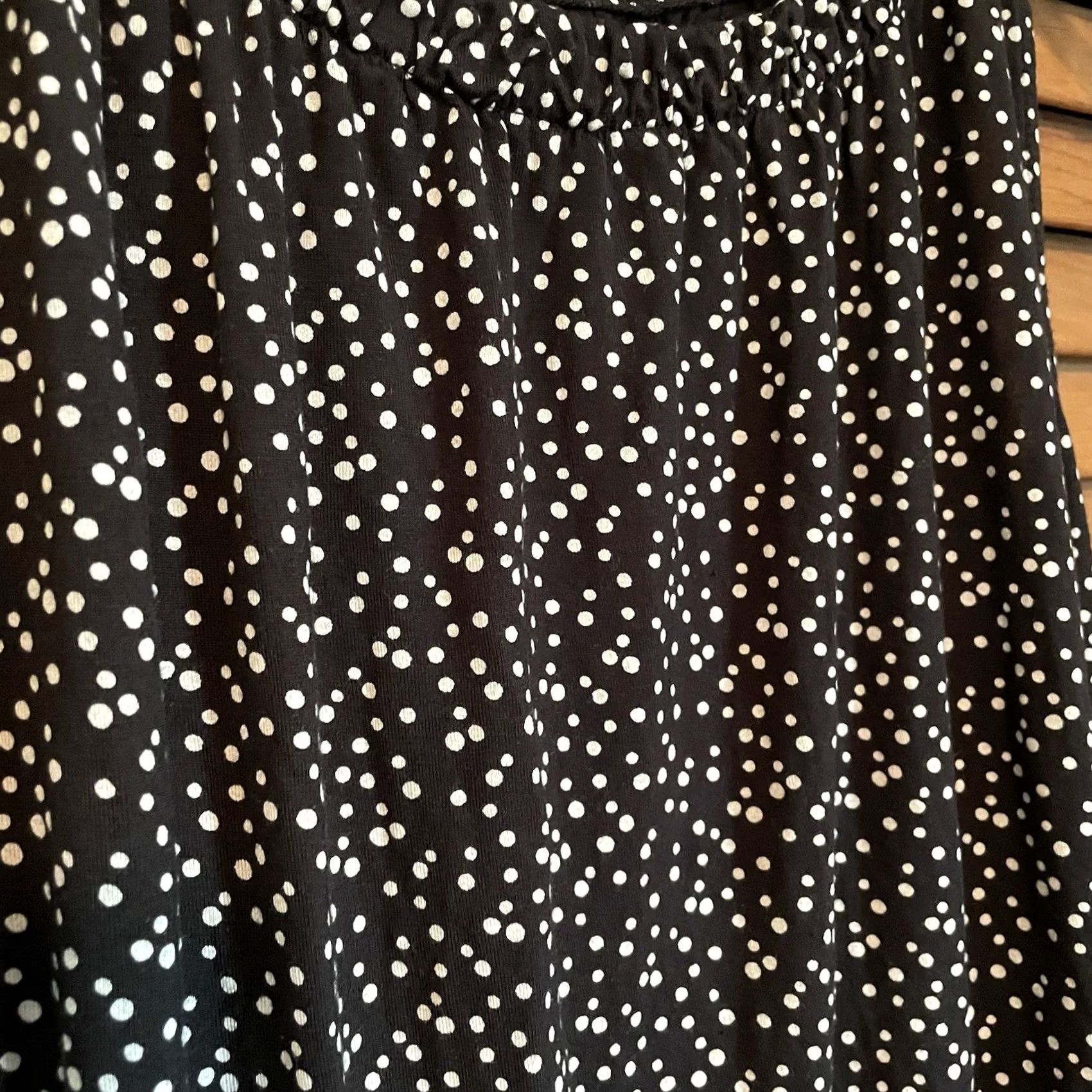 Loft LOFT outlet Polka Dot Tank Top blouse Women's S Black Sleeveless Casual Work Size S / US 4 / IT 40 - 4 Thumbnail