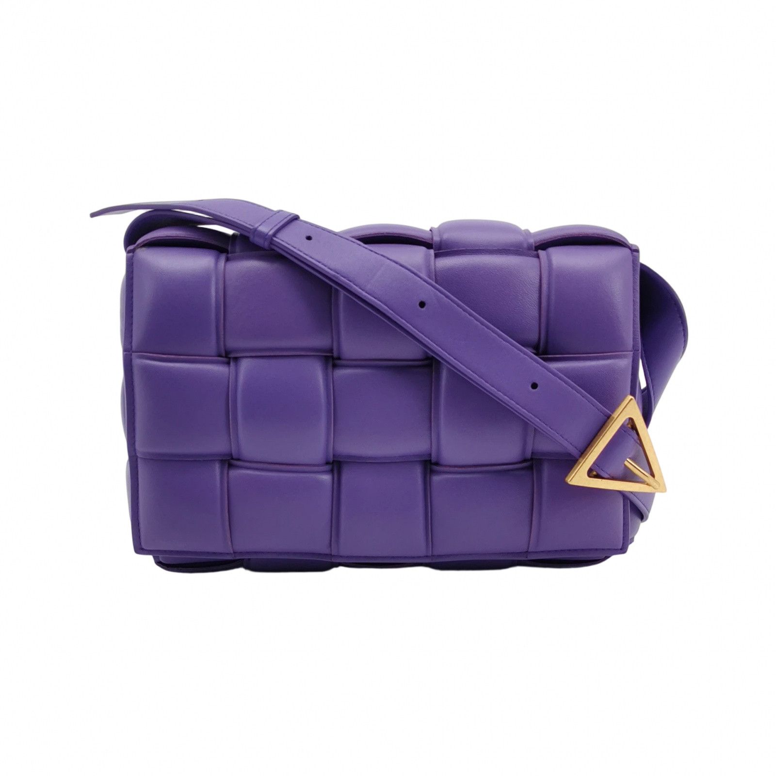 Bottega Veneta Bottega Veneta Purple Intreccio Cassette Shoulder Bag Size ONE SIZE - 1 Thumbnail