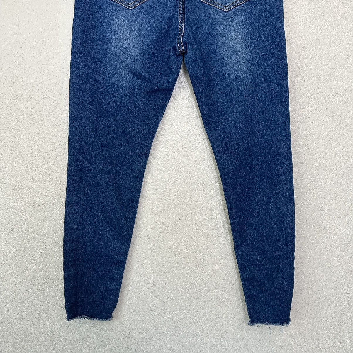 Other Blue Denim Maternity Size XL Raw Hem Jeans Size 32" / US 10 / IT 46 - 6 Thumbnail