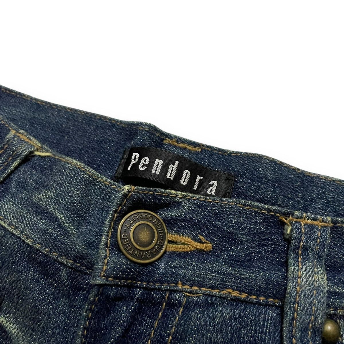 20471120 ORIGINAL FLARE JAPANESBRAND PENDORA DISSTRESED DENIM (з0x40) Size US 30 / EU 46 - 7 Thumbnail