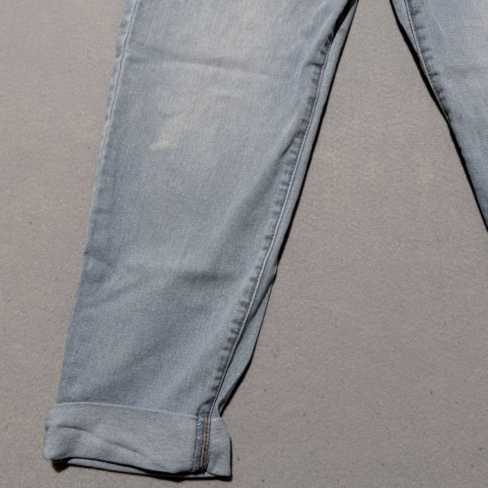 Denizen DENIZEN From Levi’s Boyfriend Jeans Women Blue Denim Crop Cuffed 8 Jeans 5-Pocket Design Beltless Regular Rise Mid 23in Inseam Denim Size 30" / US 8 / IT 44 - 3 Thumbnail