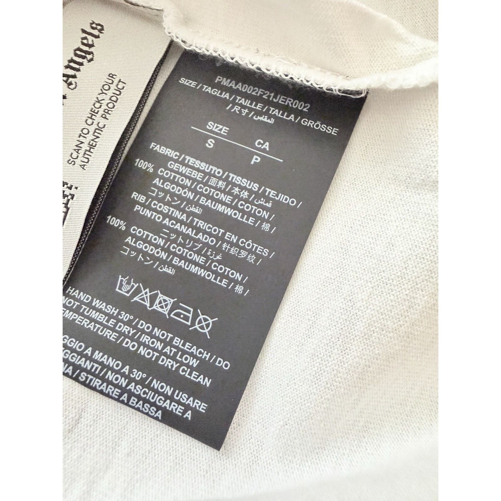 Palm Angels Palm Angel Mens Logo Graphic Tee T-Shirt $330 White Size S Size US S / EU 44-46 / 1 - 5 Thumbnail