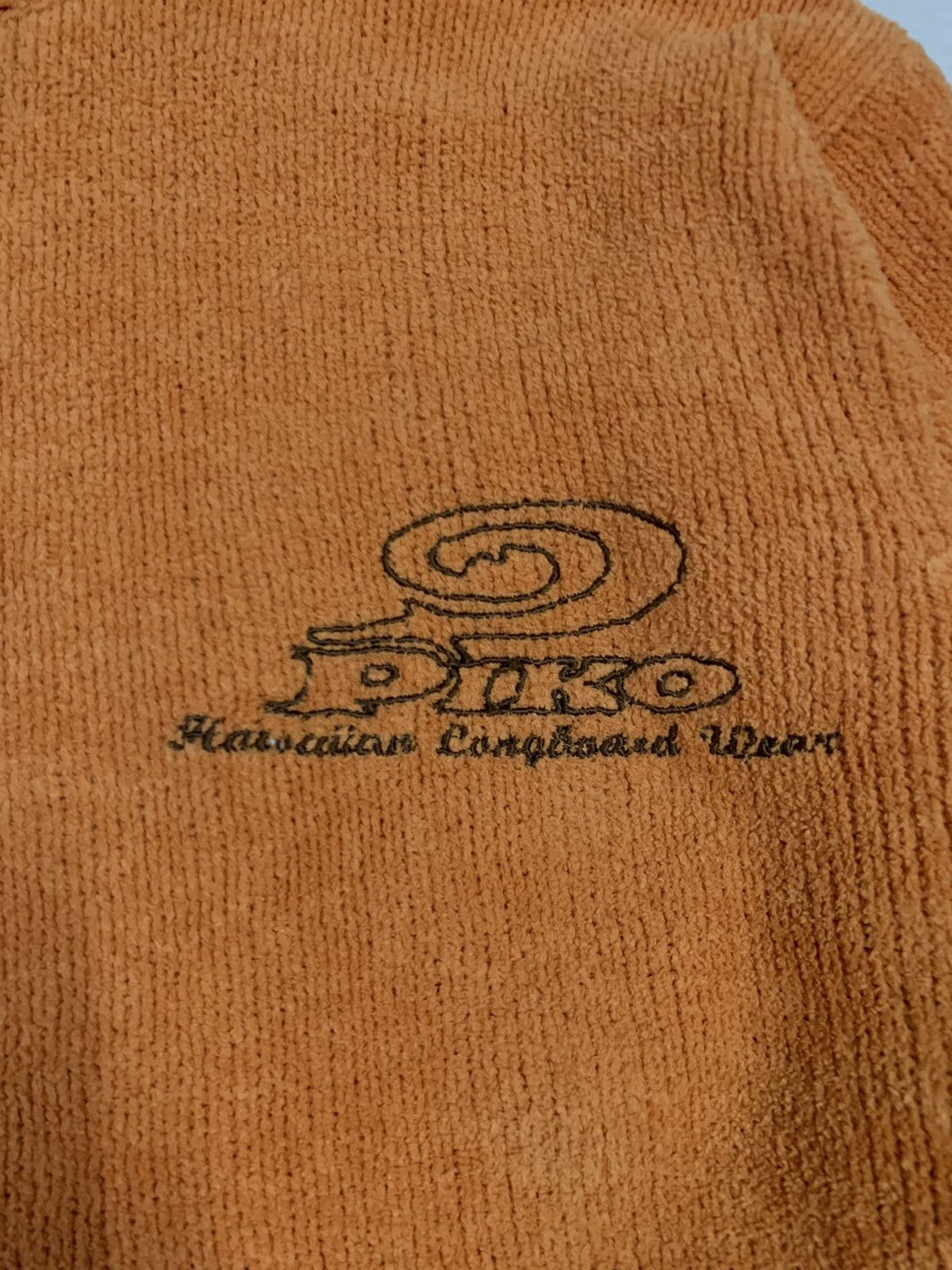 Japanese Brand Vintage Piko Hawaiian Technical Knitted Fleece Lined Jacket Size US M / EU 48-50 / 2 - 7 Thumbnail