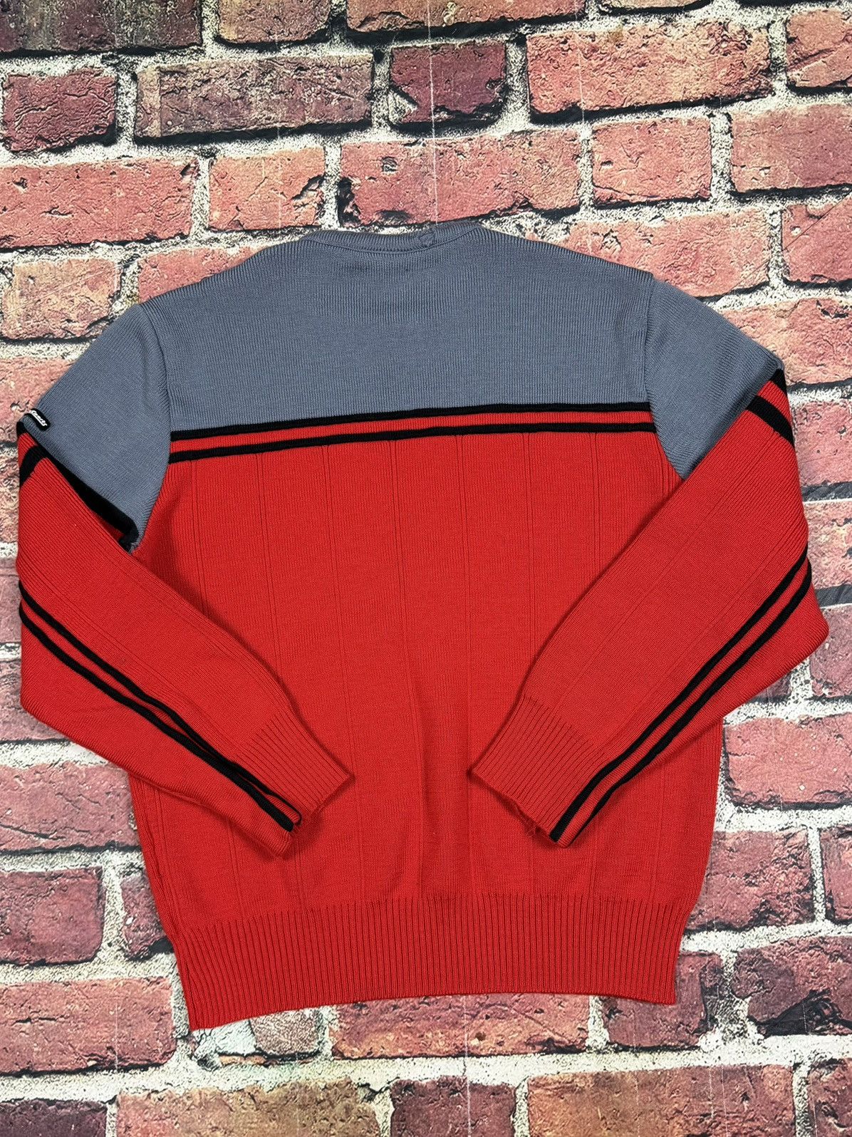 Other Vintage LIDO Sports 100% Wool Sweater USA Red Ski 80s 90s Size US XL / EU 56 / 4 - 2 Thumbnail