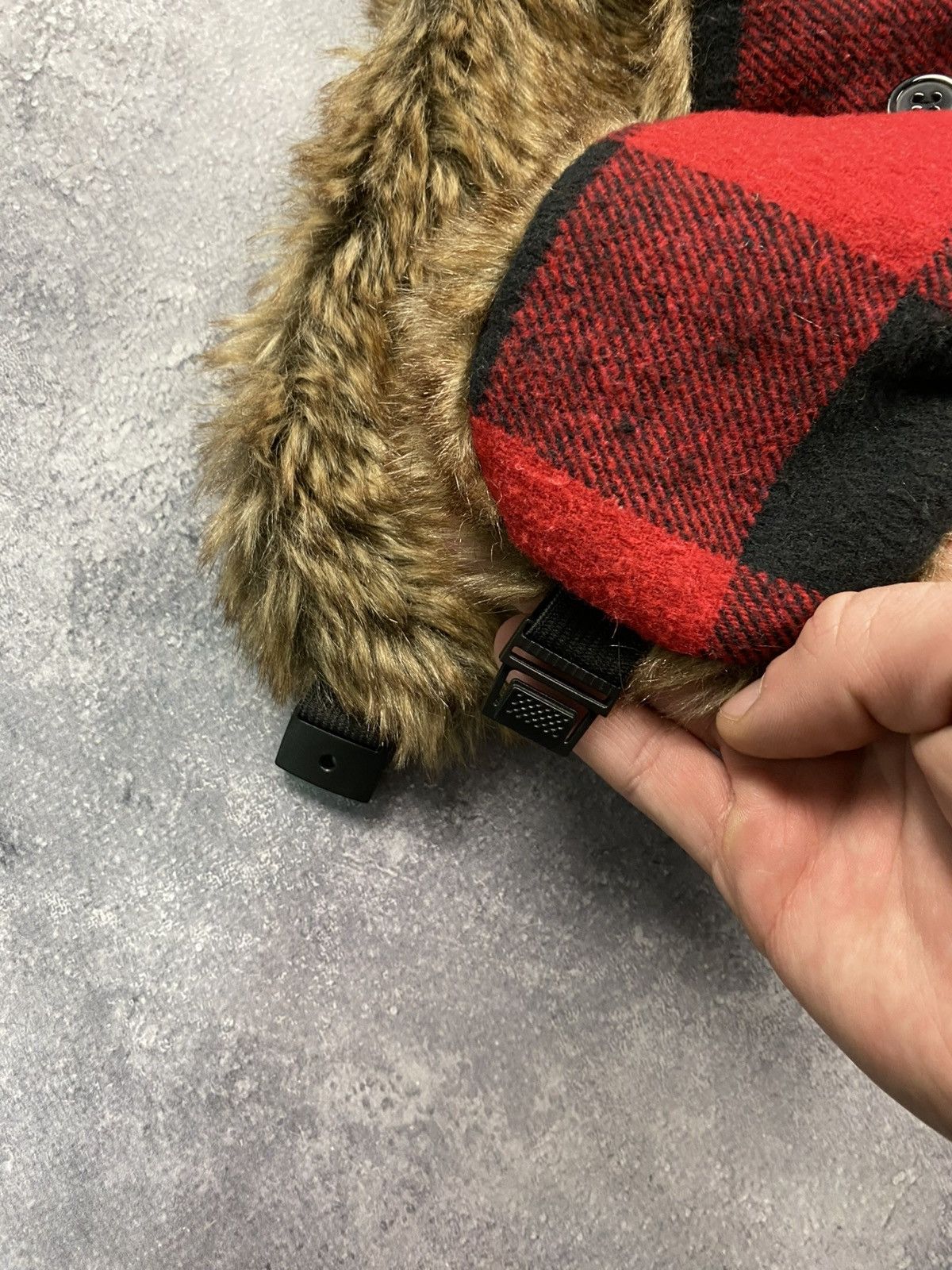 Japanese Brand Vintage crazy Y2K fuzzy fur ushanka hat punk Japanese Size ONE SIZE - 6 Thumbnail