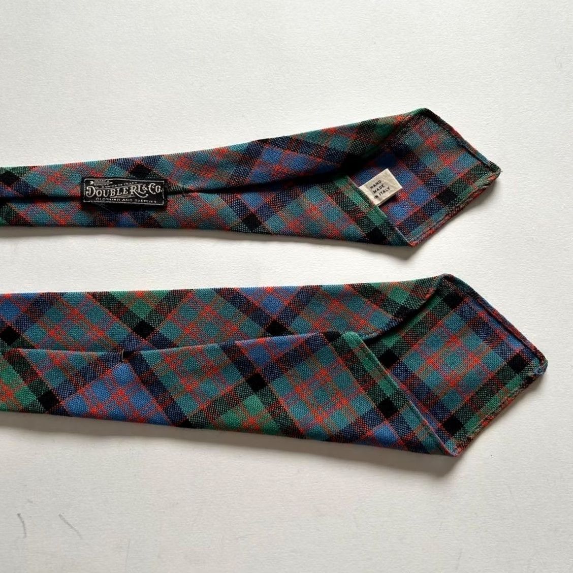 Ralph Lauren RRL Ralph Lauren Tie Green Tartan-check Wool 00's Mens Size ONE SIZE - 2 Thumbnail