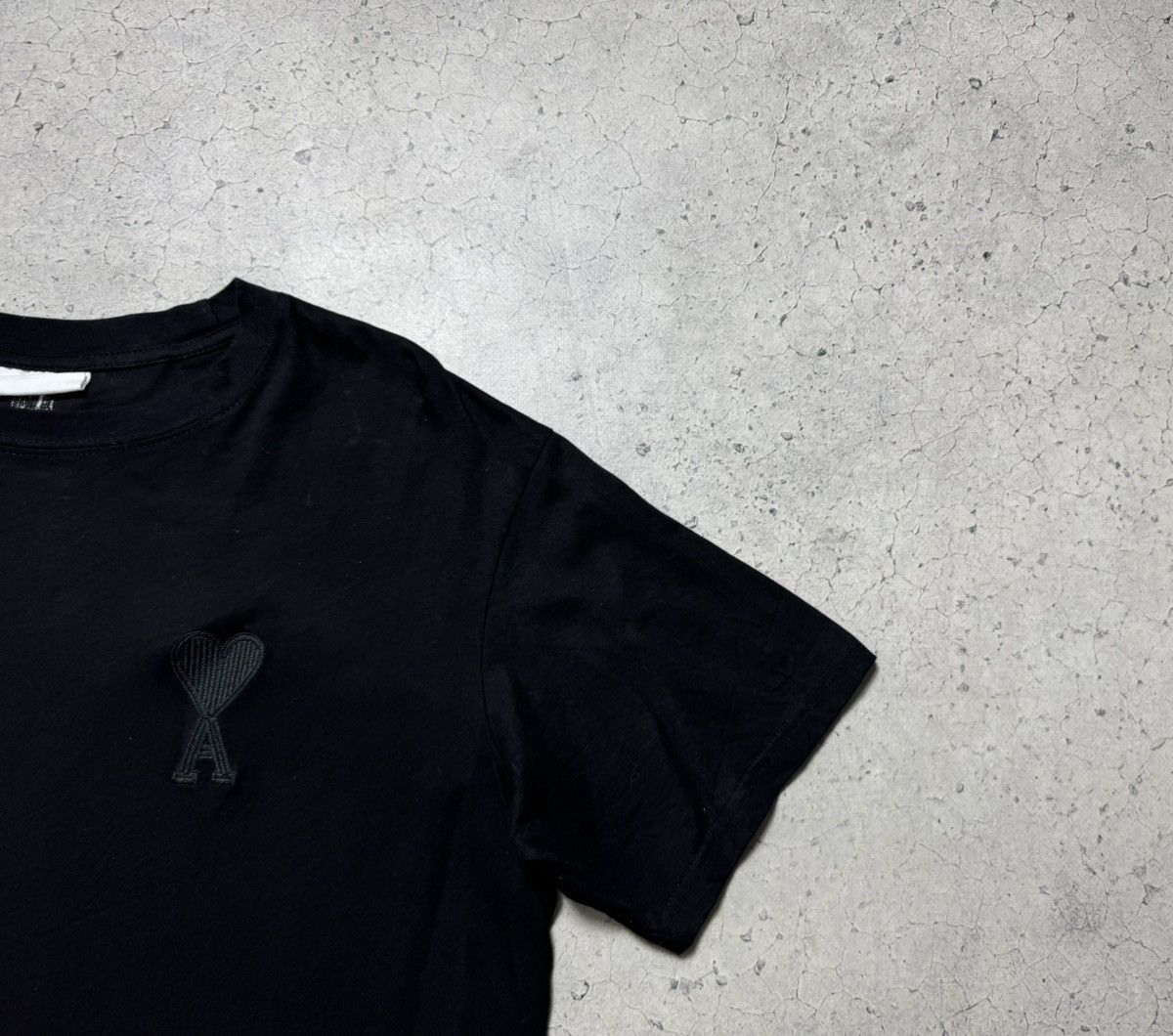 AMI AMI Black T-Shirt Luxury Size US L / EU 52-54 / 3 - 2 Thumbnail