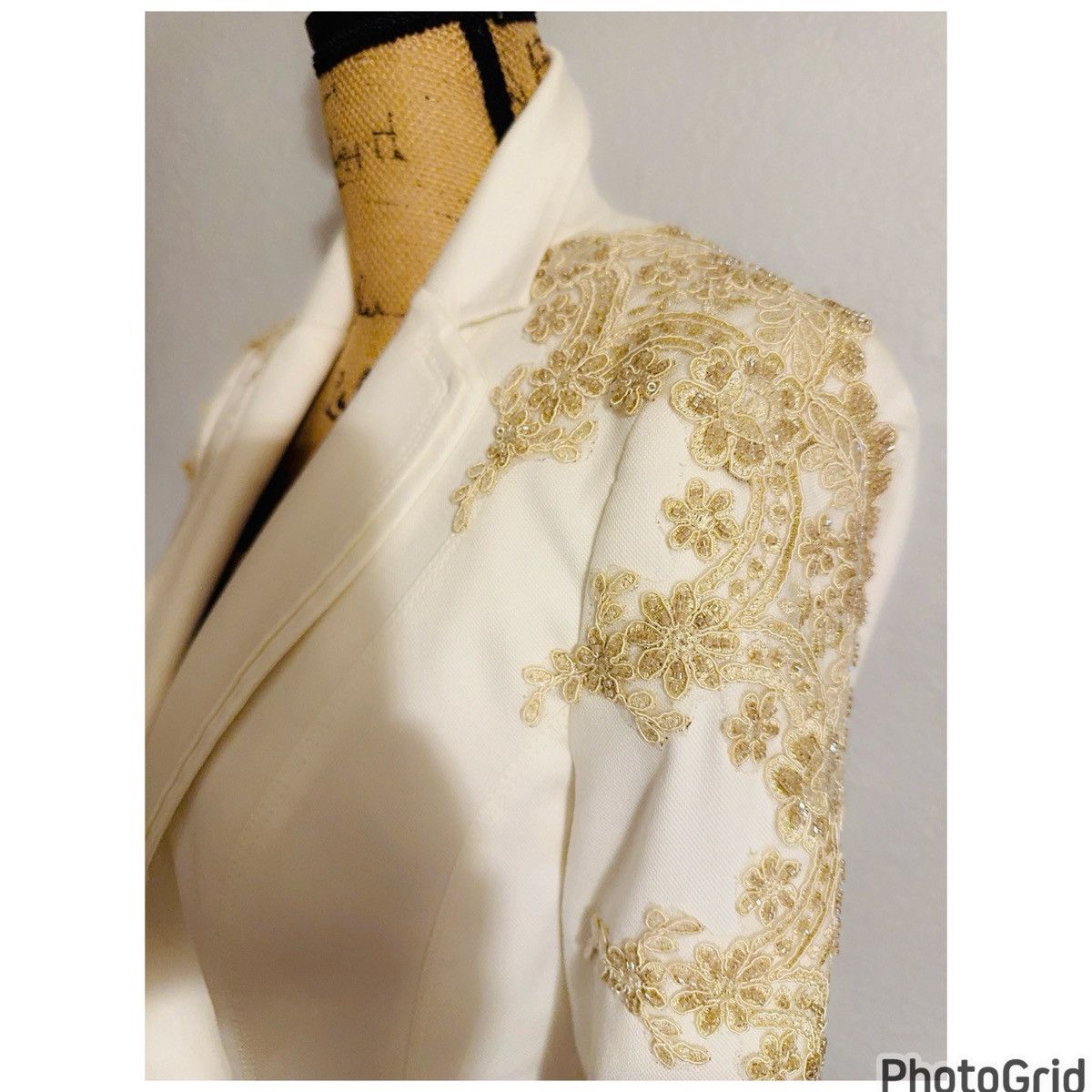 White House Black Market WHBM Embellished Blazer Size S / US 4 / IT 40 - 12 Thumbnail