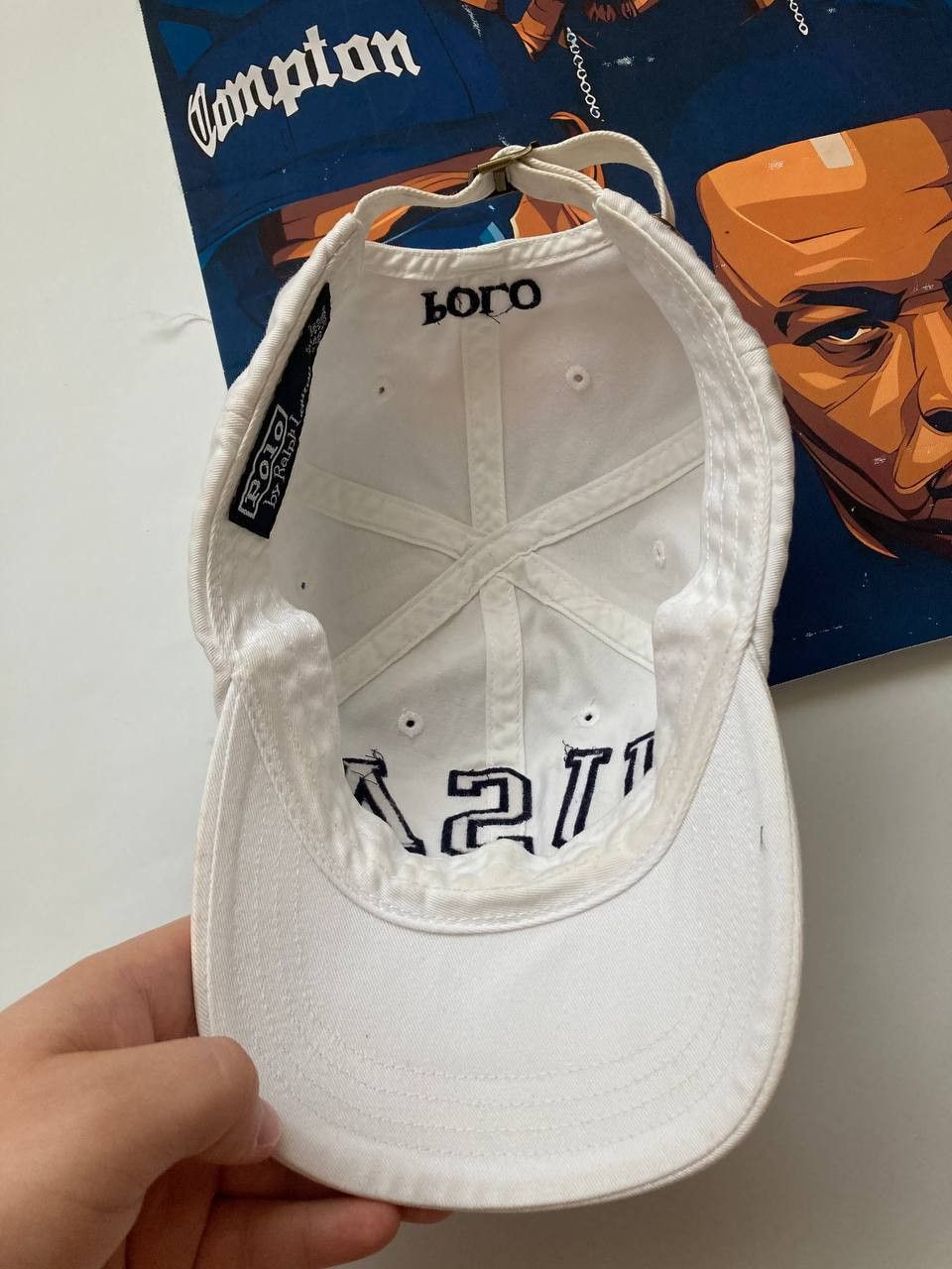 Polo Ralph Lauren Polo Ralph Lauren Vintage USA Big Logo Cap Size ONE SIZE - 5 Thumbnail