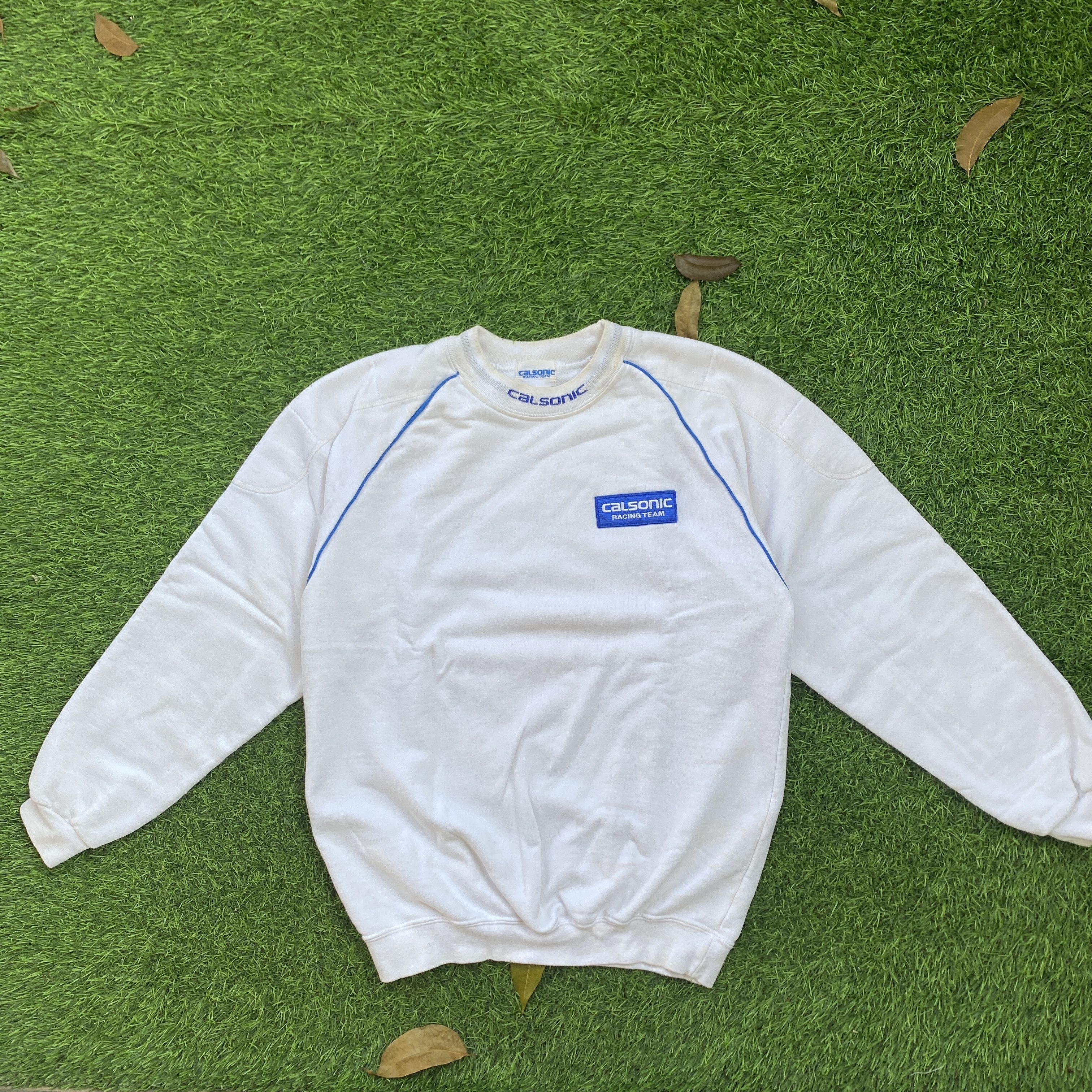 Gear for Sports VIntage Calsonic Racing Team Sweatshirt Shoulders Protection Size US L / EU 52-54 / 3 - 2 Thumbnail