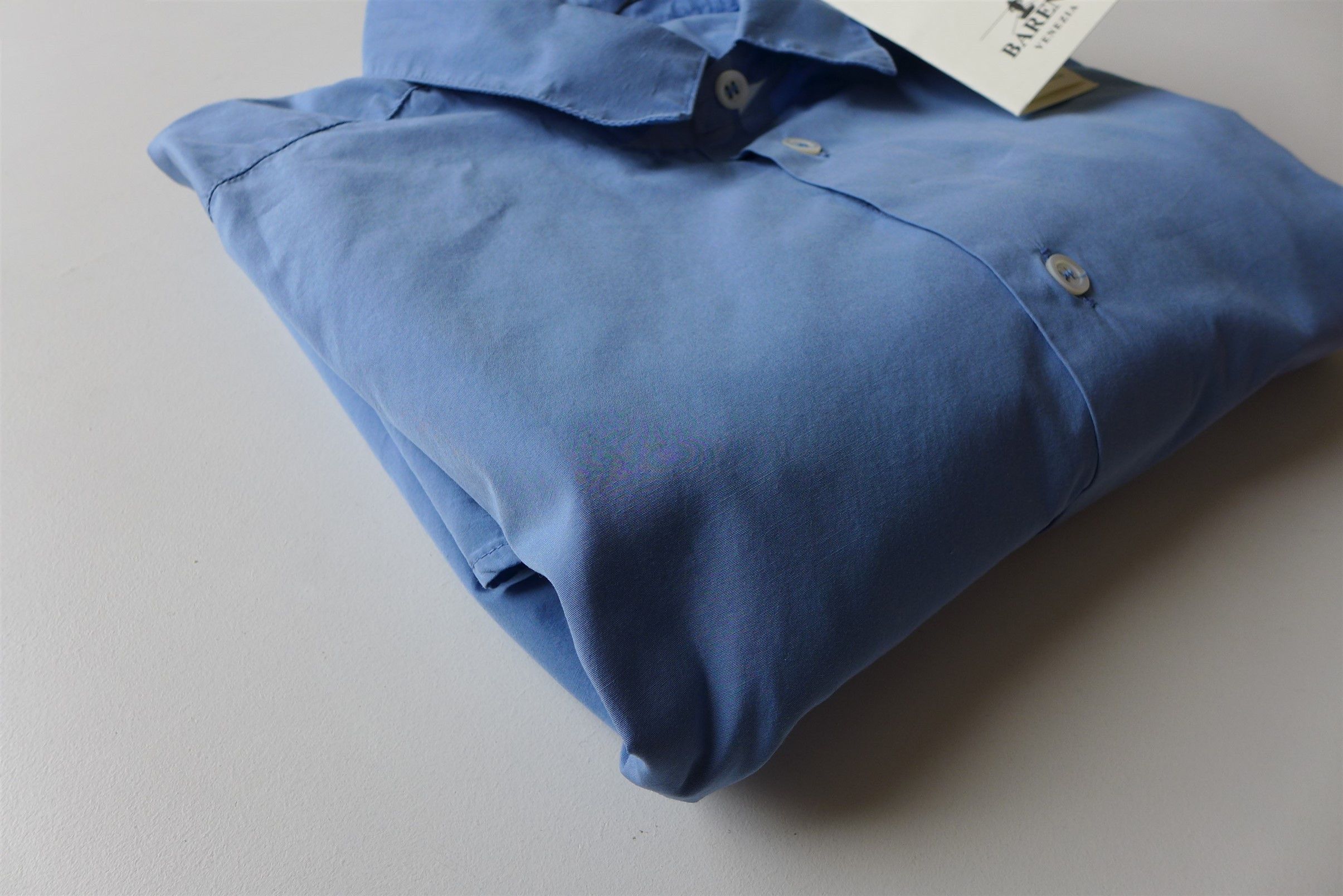Barena Barena Coppi Supio Shirt -- Sky Blue Cotton Size US L / EU 52-54 / 3 - 10 Thumbnail