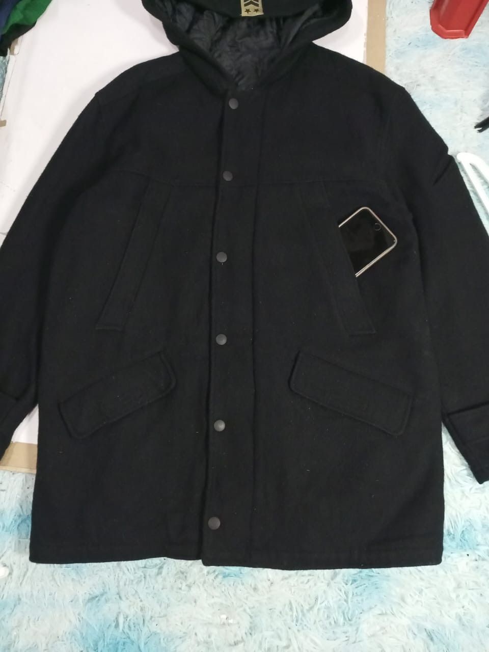 If Six Was Nine × Le Grande Bleu (L.G.B.) × PPFM A01 PPFM Hoodie Zipper Wool Jacket Size US L / EU 52-54 / 3 - 17 Thumbnail