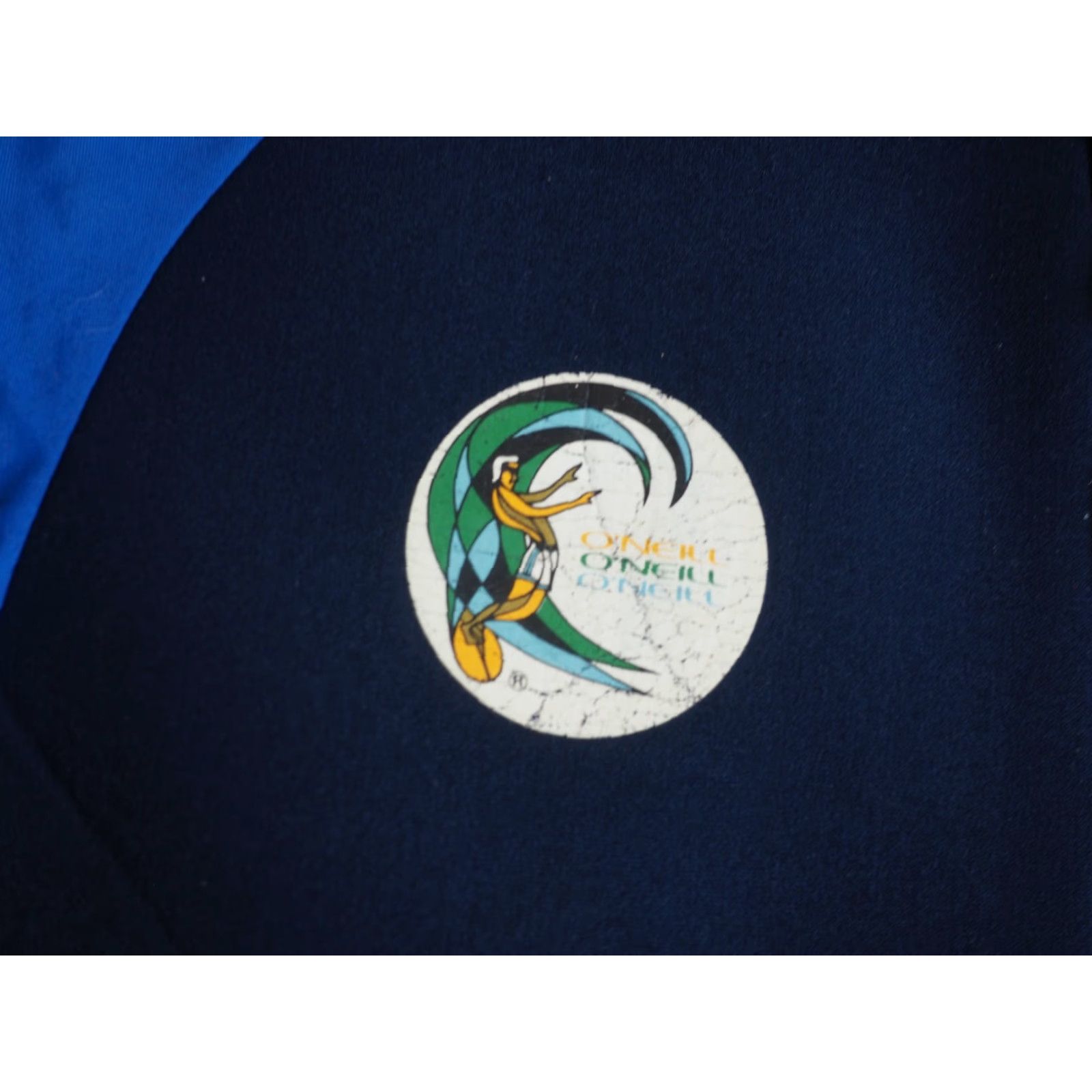 O'Neill VINTAGE O'Neill Jacket Full Zip Neoprene Blue XS Womens 80s 90s Breeze Breaker Nylon Nylon Lining Water Sports 90s 80s Theme Basic Jacket Size XS / US 0-2 / IT 36-38 - 4 Thumbnail