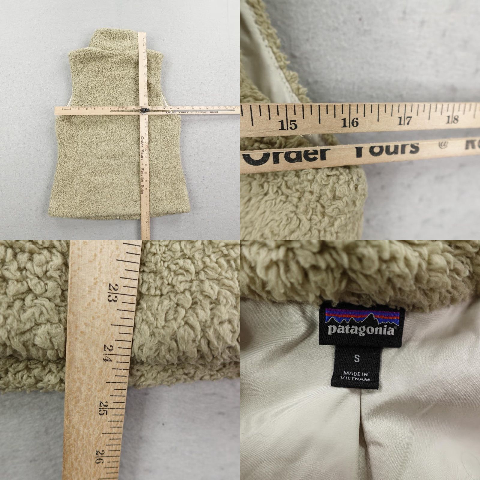 Patagonia Patagonia Vest Womens Small Oatmeal Beige Tan Los Gatos Fleece Full Zip Sweater Vest Size S / US 4 / IT 40 - 8 Thumbnail