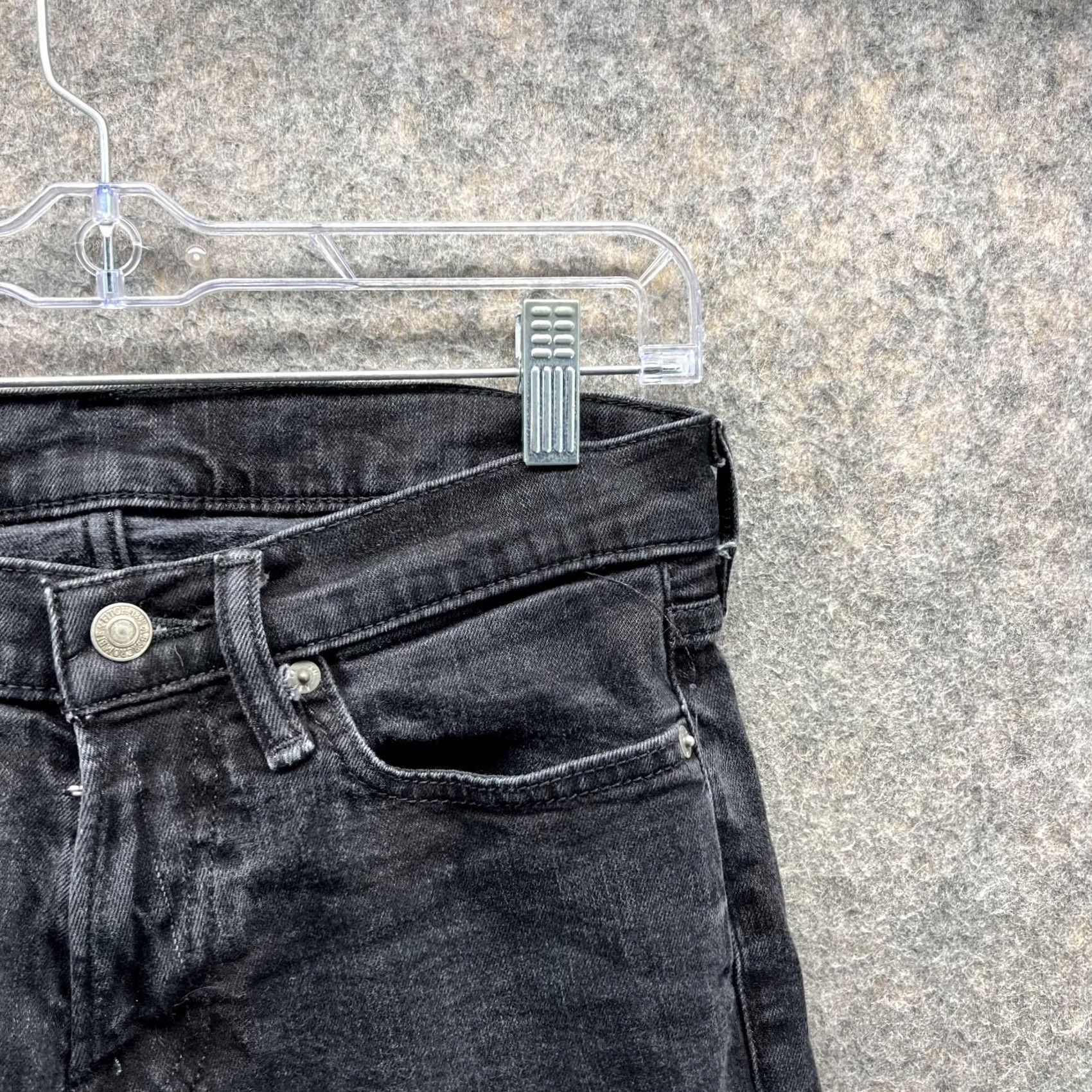 Abercrombie & Fitch Abercrombie & Fitch Jeans Men 28x30 Black Denim Athletic Skinny Stretch Size US 28 / EU 44 - 4 Thumbnail