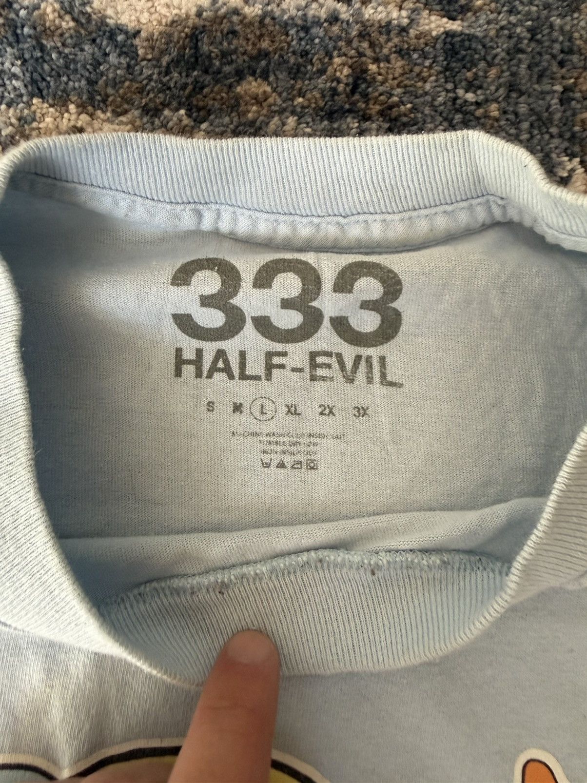 Half Evil Half Evil Baby Devil Tee Size US L / EU 52-54 / 3 - 3 Thumbnail