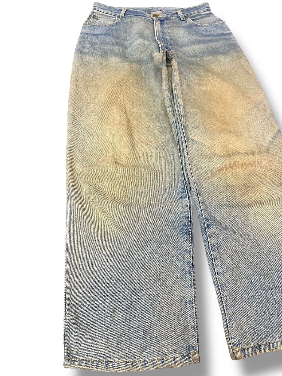 Japanese Brand Vintage Japanese Brand Baggy Loose Mudwash Denim Size US 29 - 3 Thumbnail