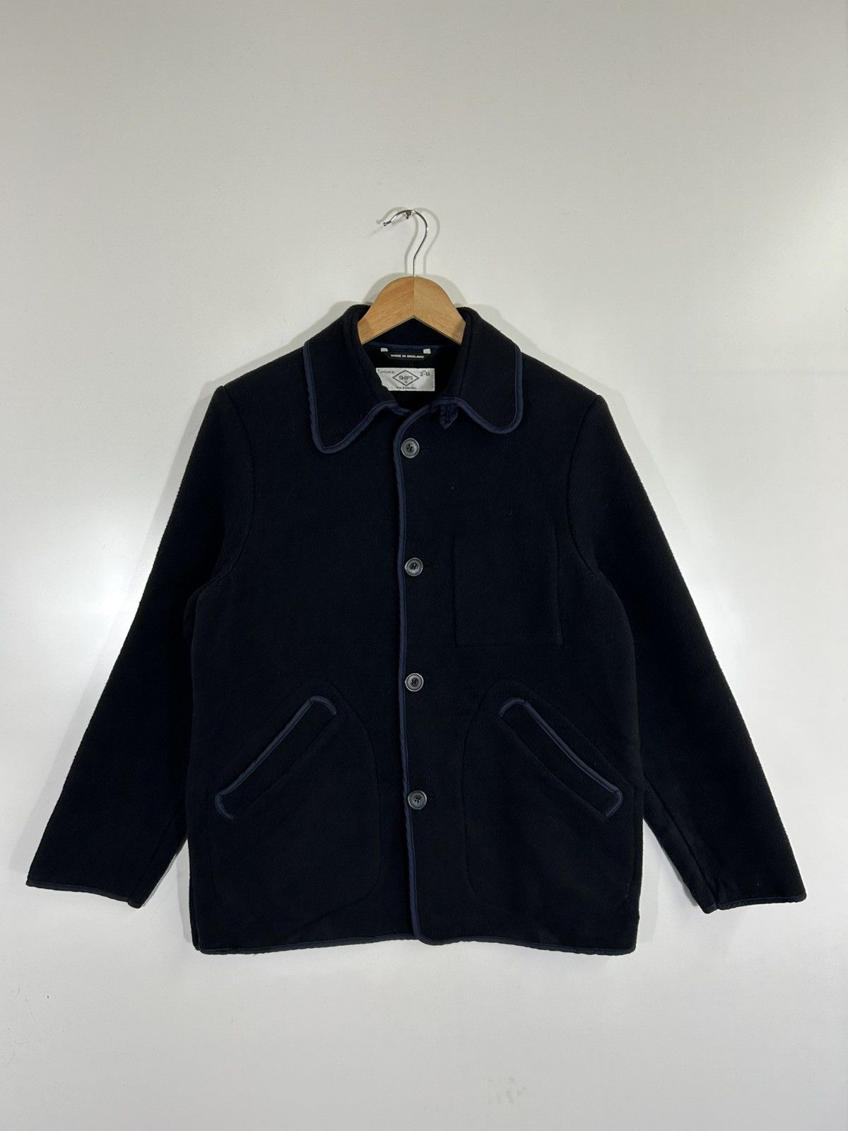 SHIPS 🔥SHIPS Dark Blue Button Shirt Jacket Size US S / EU 44-46 / 1 - 1 Thumbnail